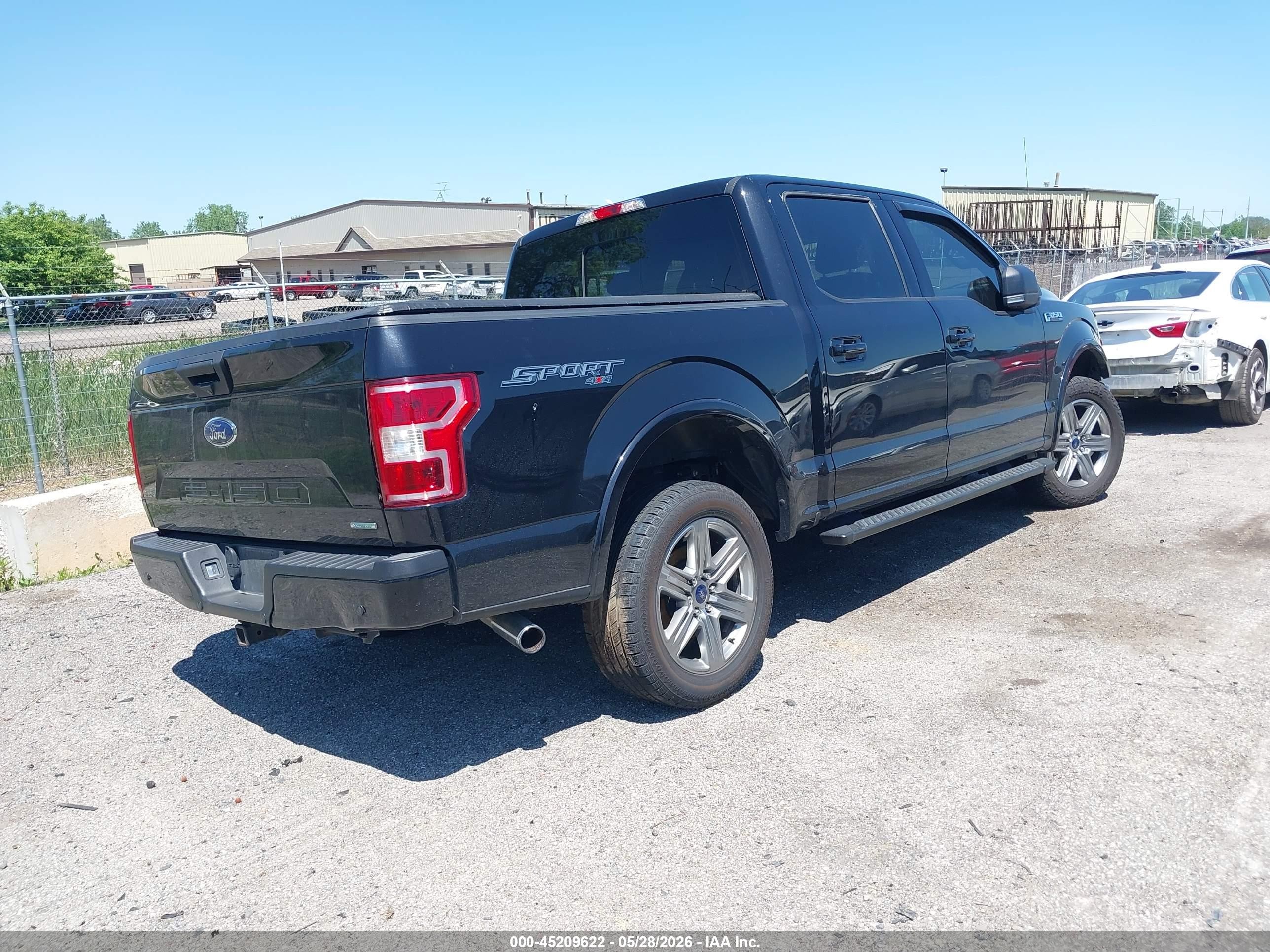 2019 Ford F-150 Xlt Black vin: 1FTEW1EP9KFB61981