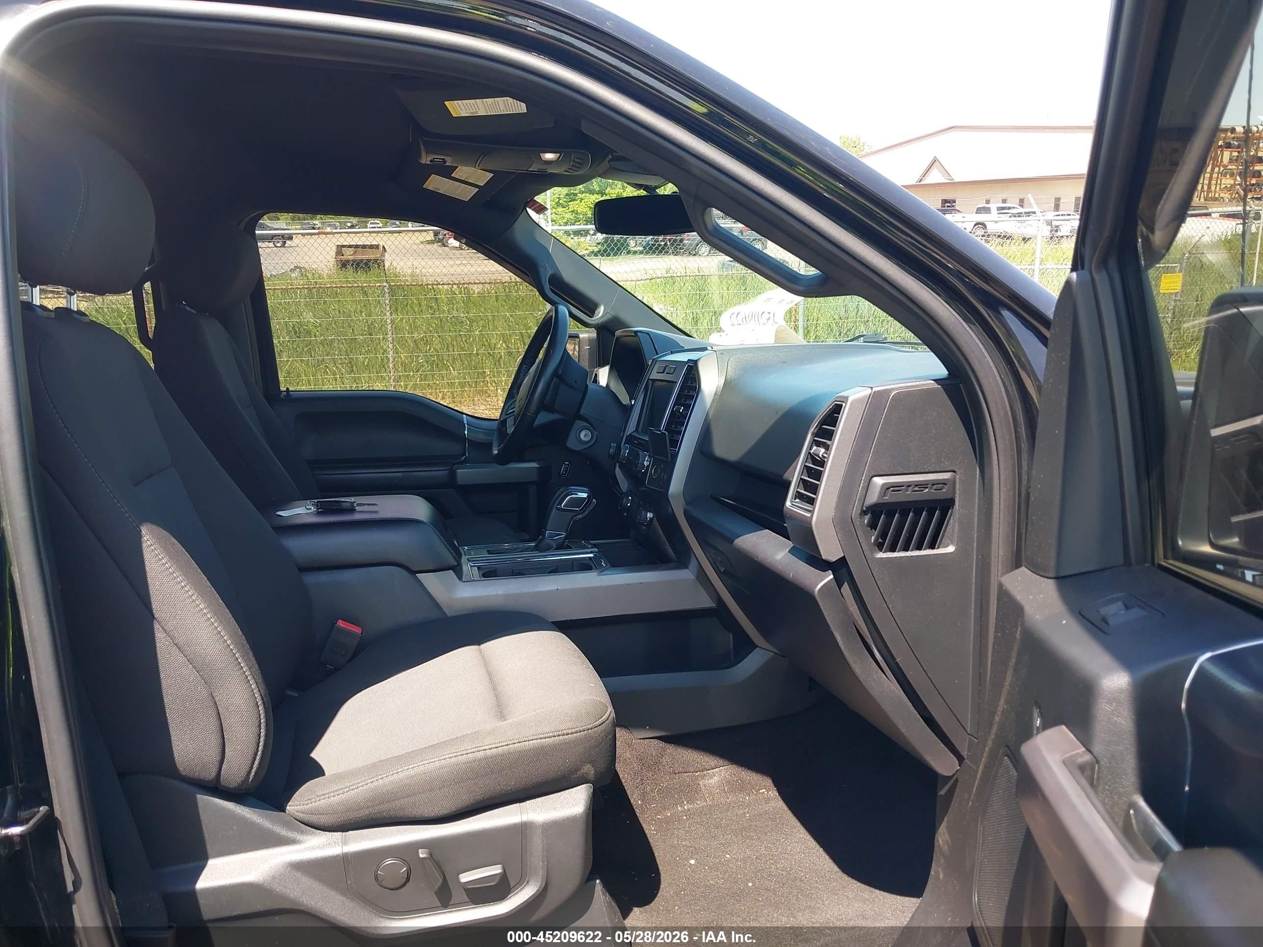 2019 Ford F-150 Xlt Black vin: 1FTEW1EP9KFB61981