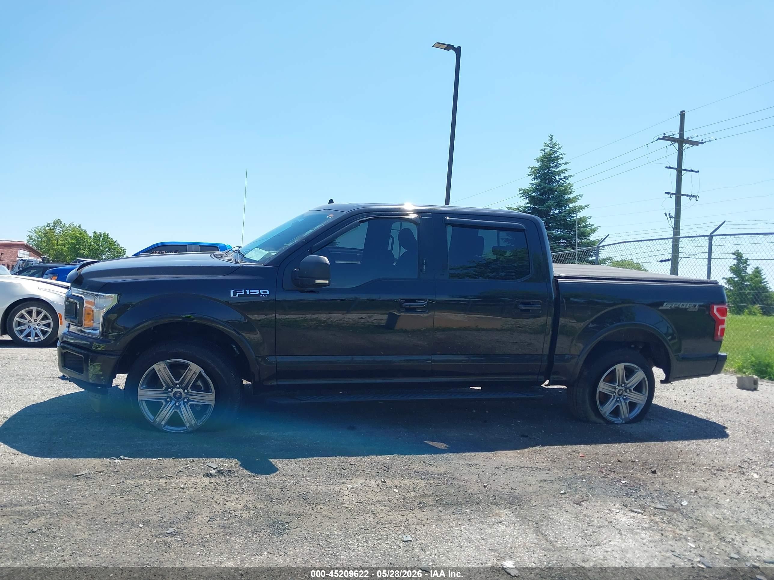 2019 Ford F-150 Xlt Black vin: 1FTEW1EP9KFB61981