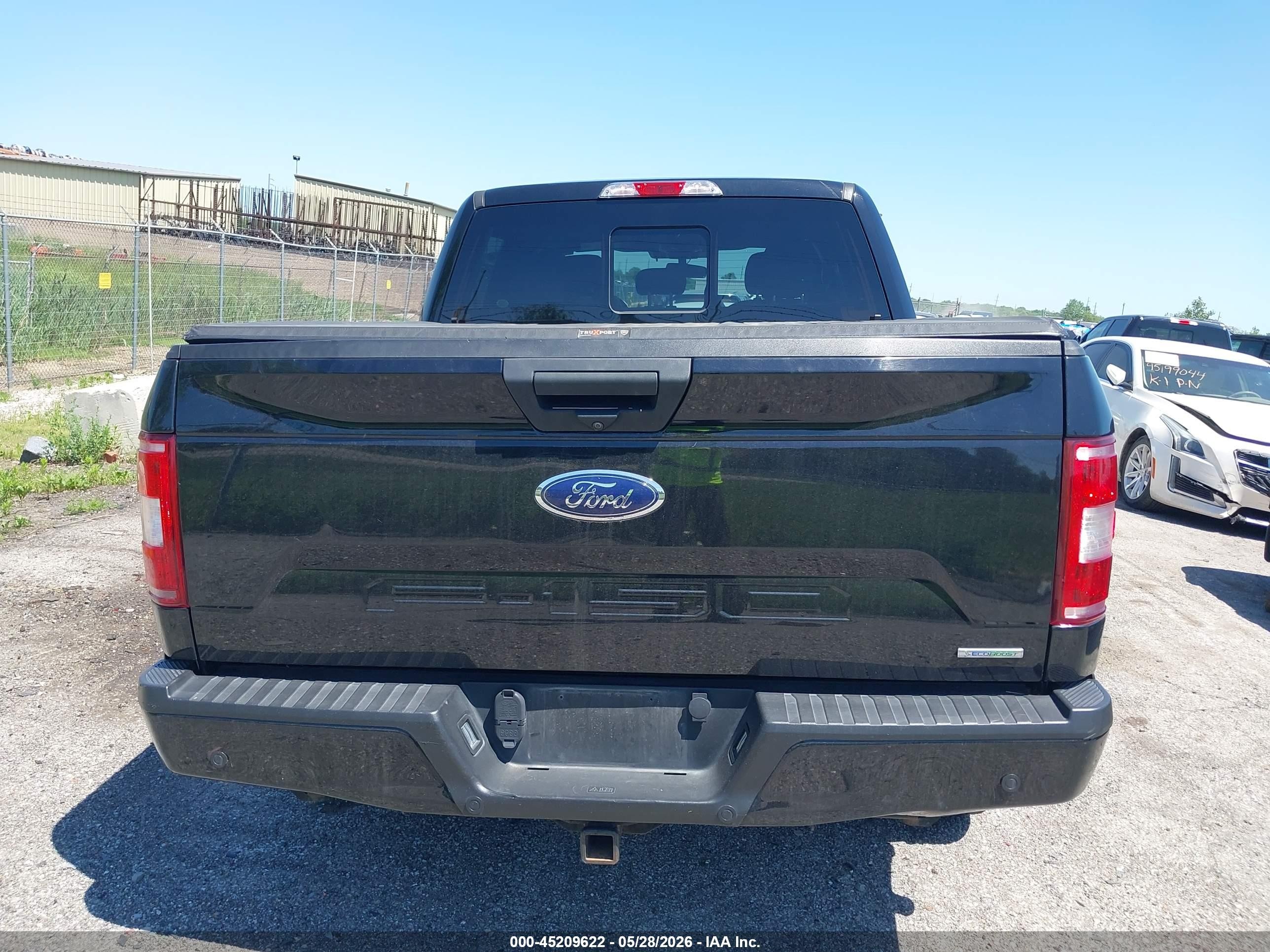 2019 Ford F-150 Xlt Black vin: 1FTEW1EP9KFB61981