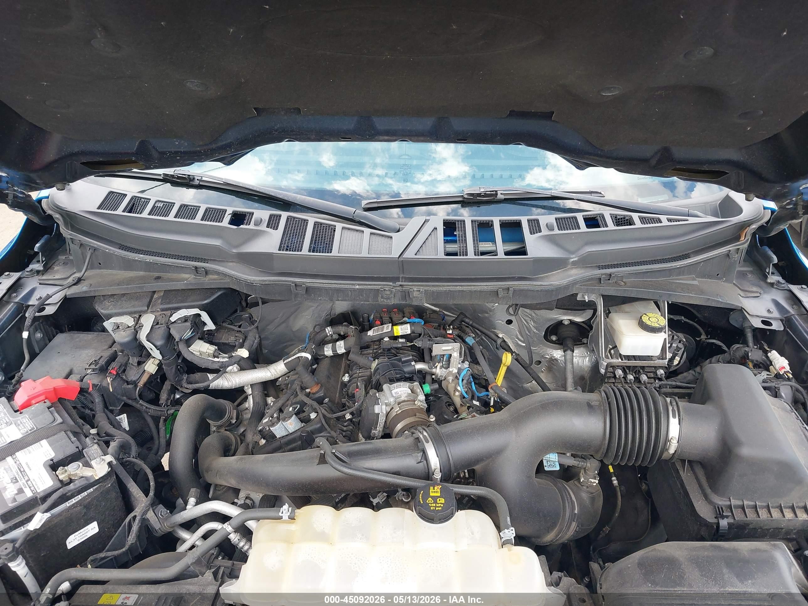 2021 Ford F-150 Xlt Синий vin: 1FTEW1EP9MKE74054