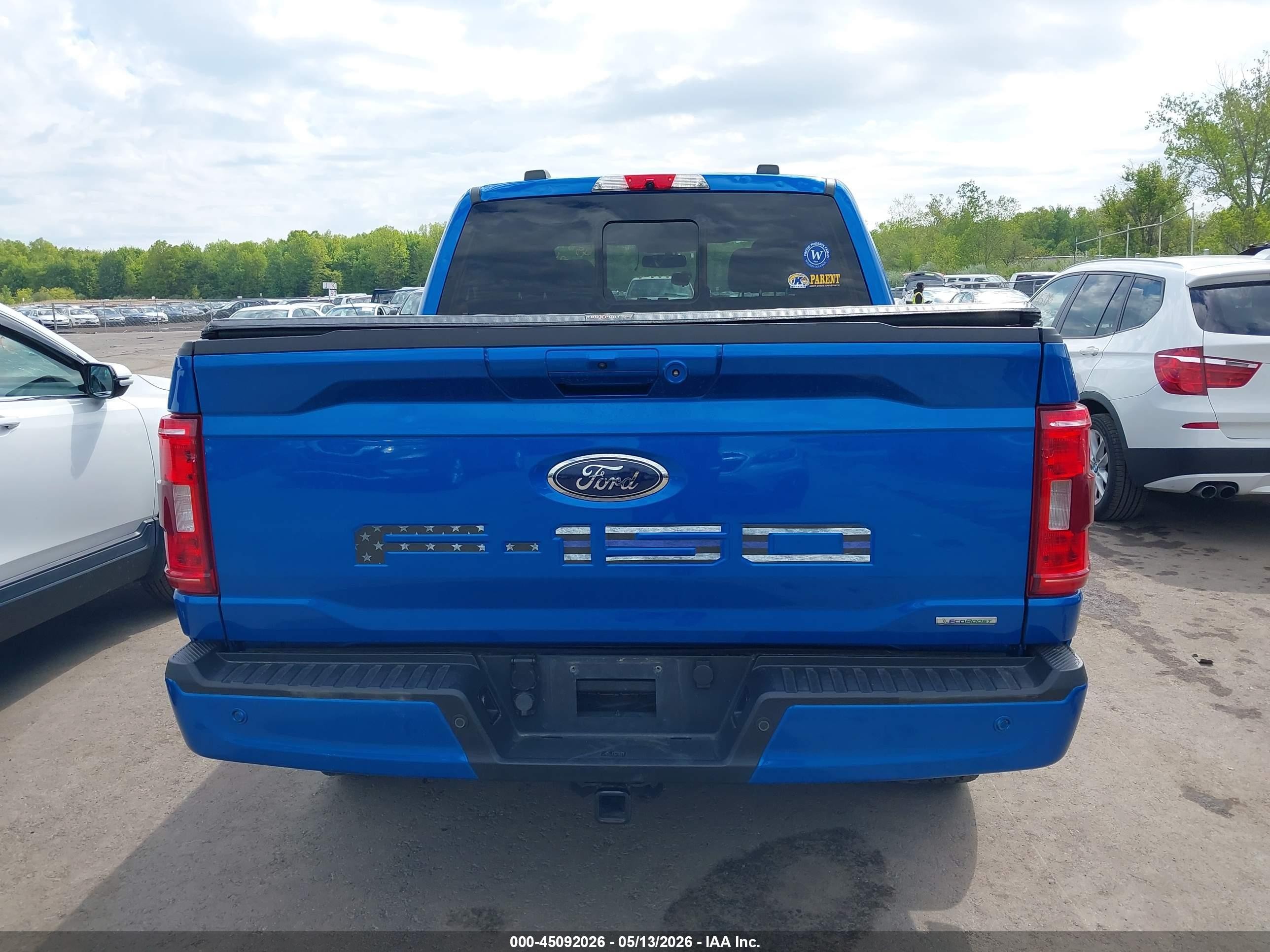 2021 Ford F-150 Xlt Синий vin: 1FTEW1EP9MKE74054