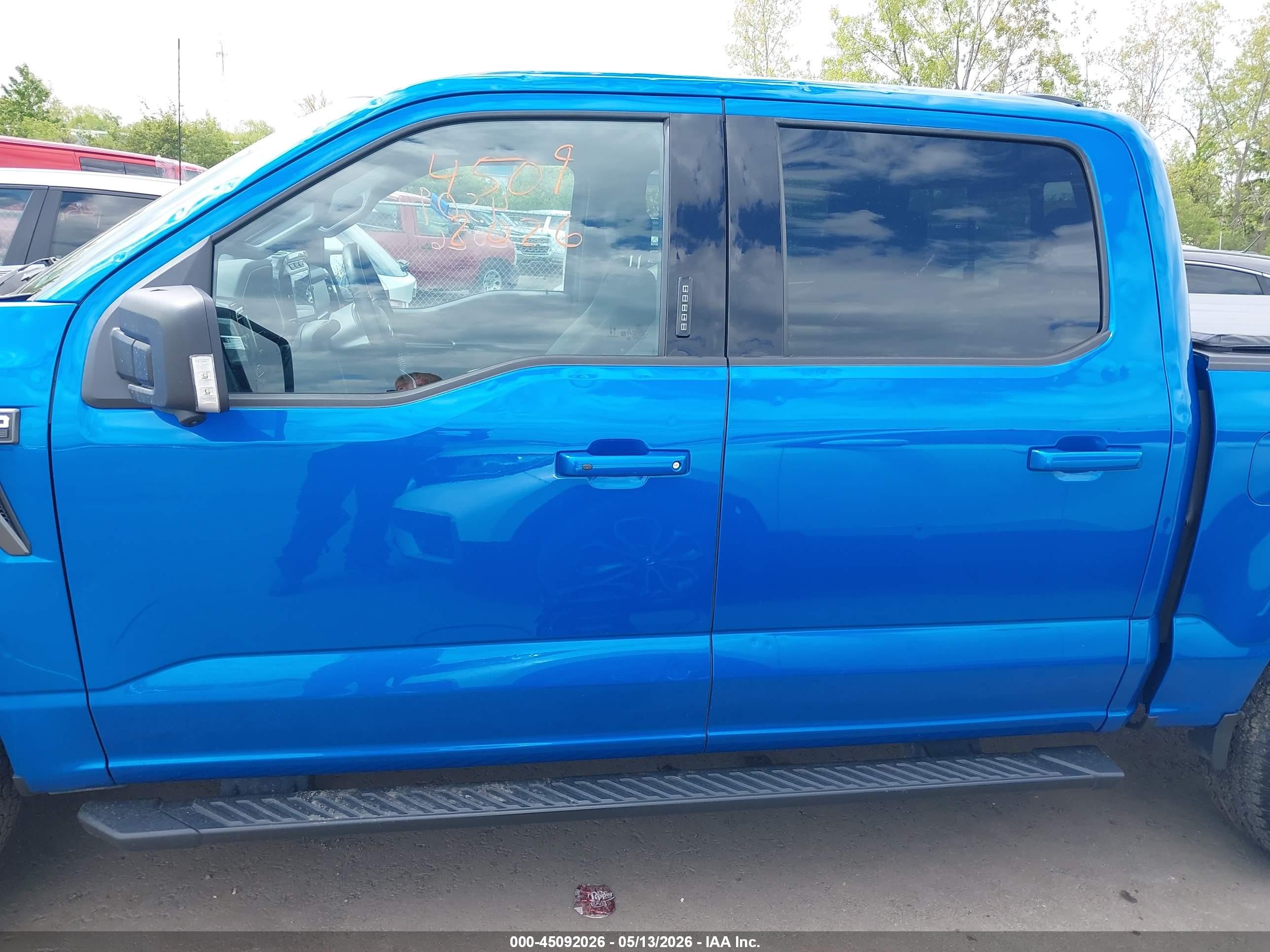 2021 Ford F-150 Xlt Синий vin: 1FTEW1EP9MKE74054