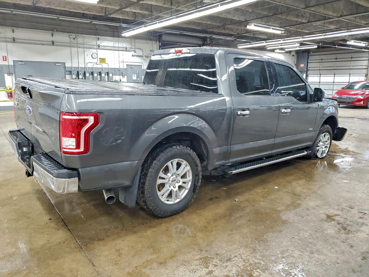 2015 Ford F150 Supercrew Gray vin: 1FTEW1EPXFFB43933