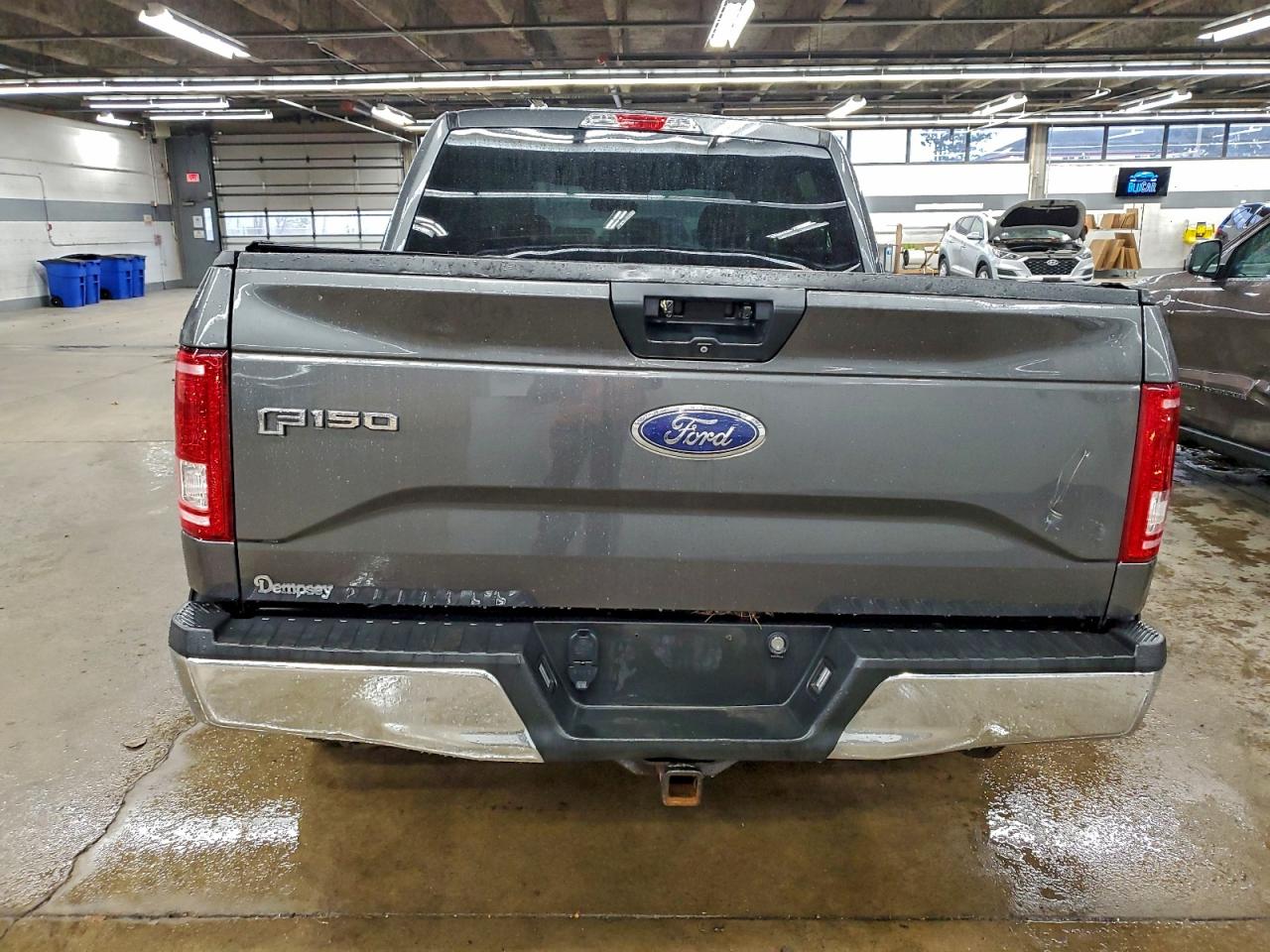 2015 Ford F150 Supercrew Gray vin: 1FTEW1EPXFFB43933