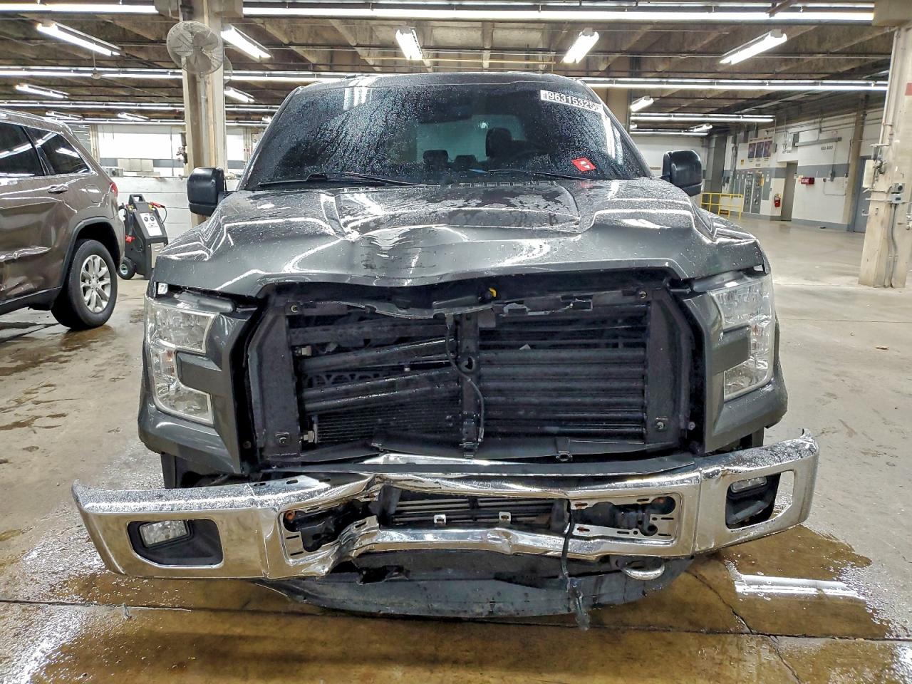 2015 Ford F150 Supercrew Gray vin: 1FTEW1EPXFFB43933