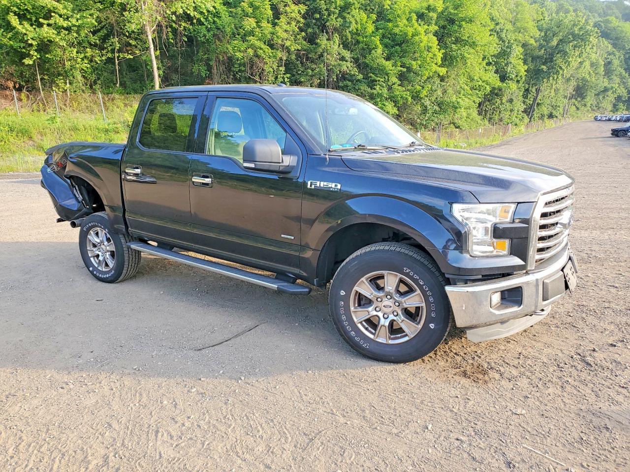 2015 Ford F150 Supercrew Black vin: 1FTEW1EPXFFB53300