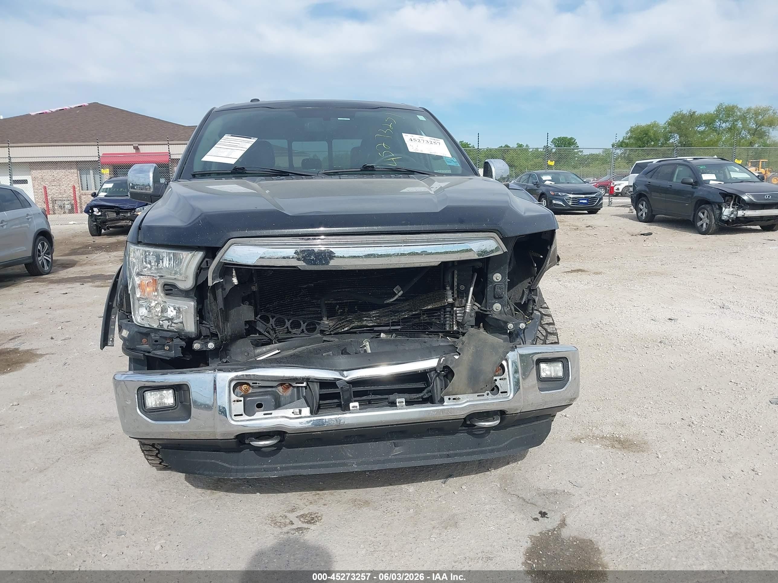 2015 Ford F-150 Lariat Black vin: 1FTEW1EPXFKD05289