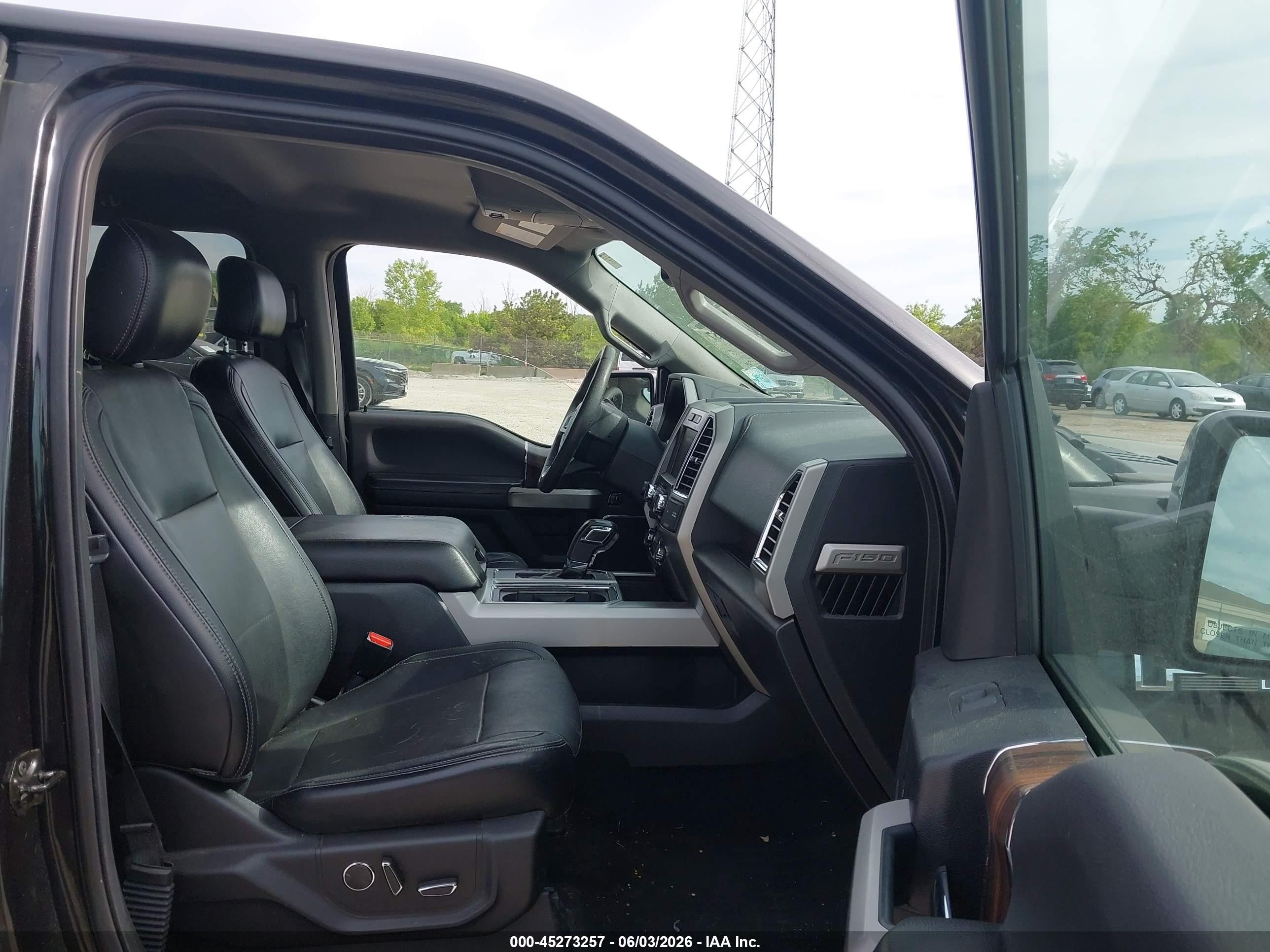 2015 Ford F-150 Lariat Black vin: 1FTEW1EPXFKD05289
