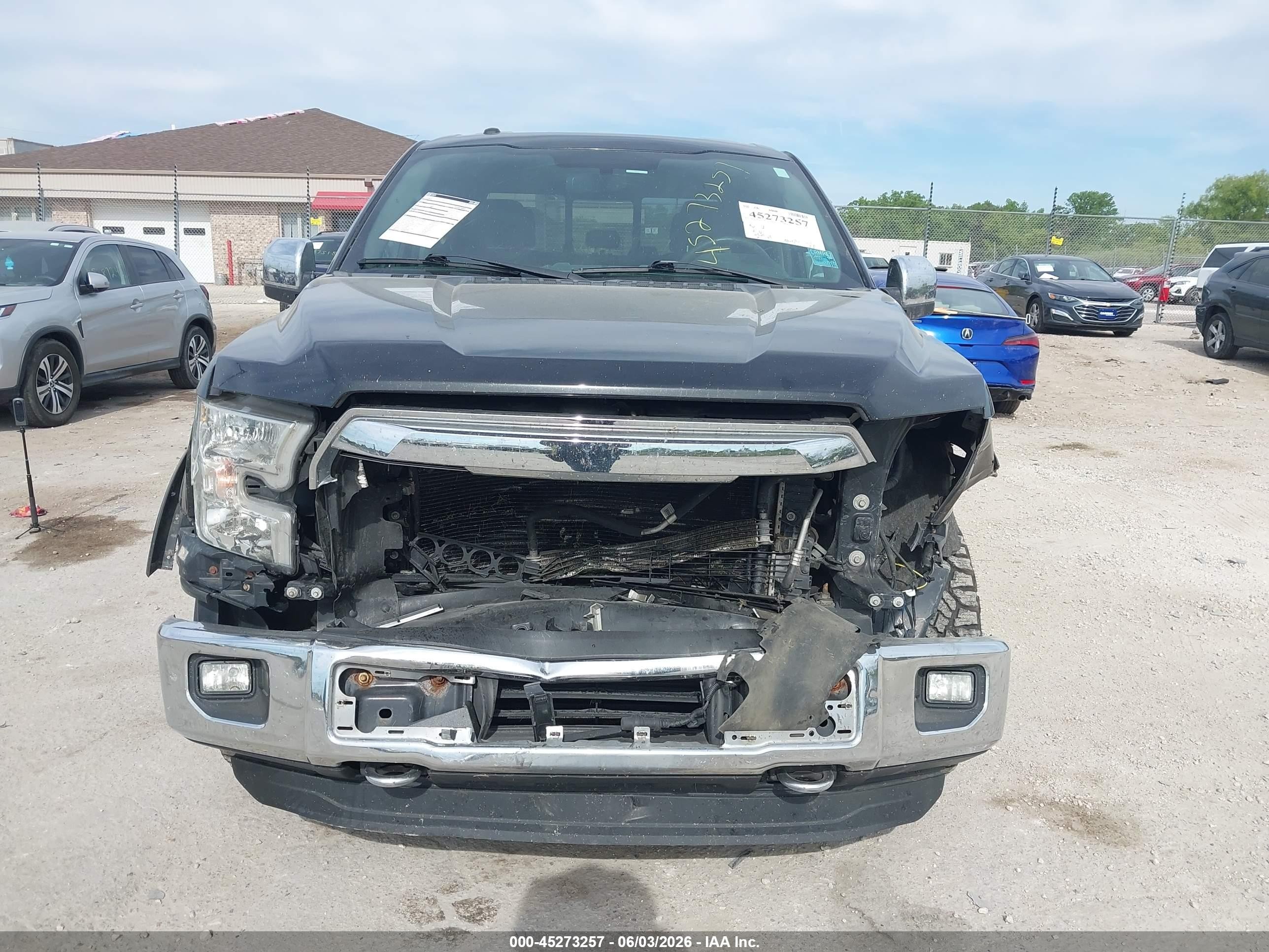 2015 Ford F-150 Lariat Black vin: 1FTEW1EPXFKD05289
