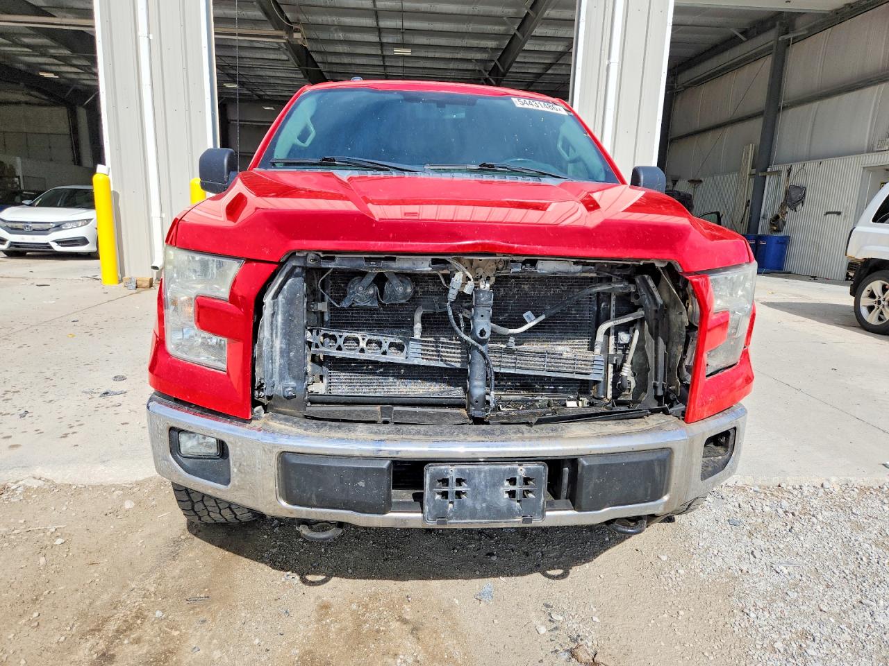 2015 Ford F150 Supercrew Red vin: 1FTEW1EPXFKD84947