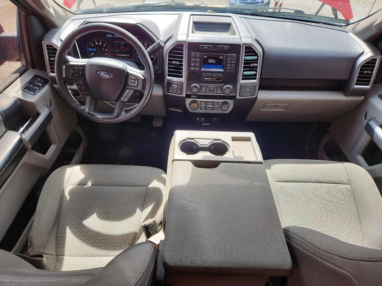 2015 Ford F150 Supercrew Red vin: 1FTEW1EPXFKD84947