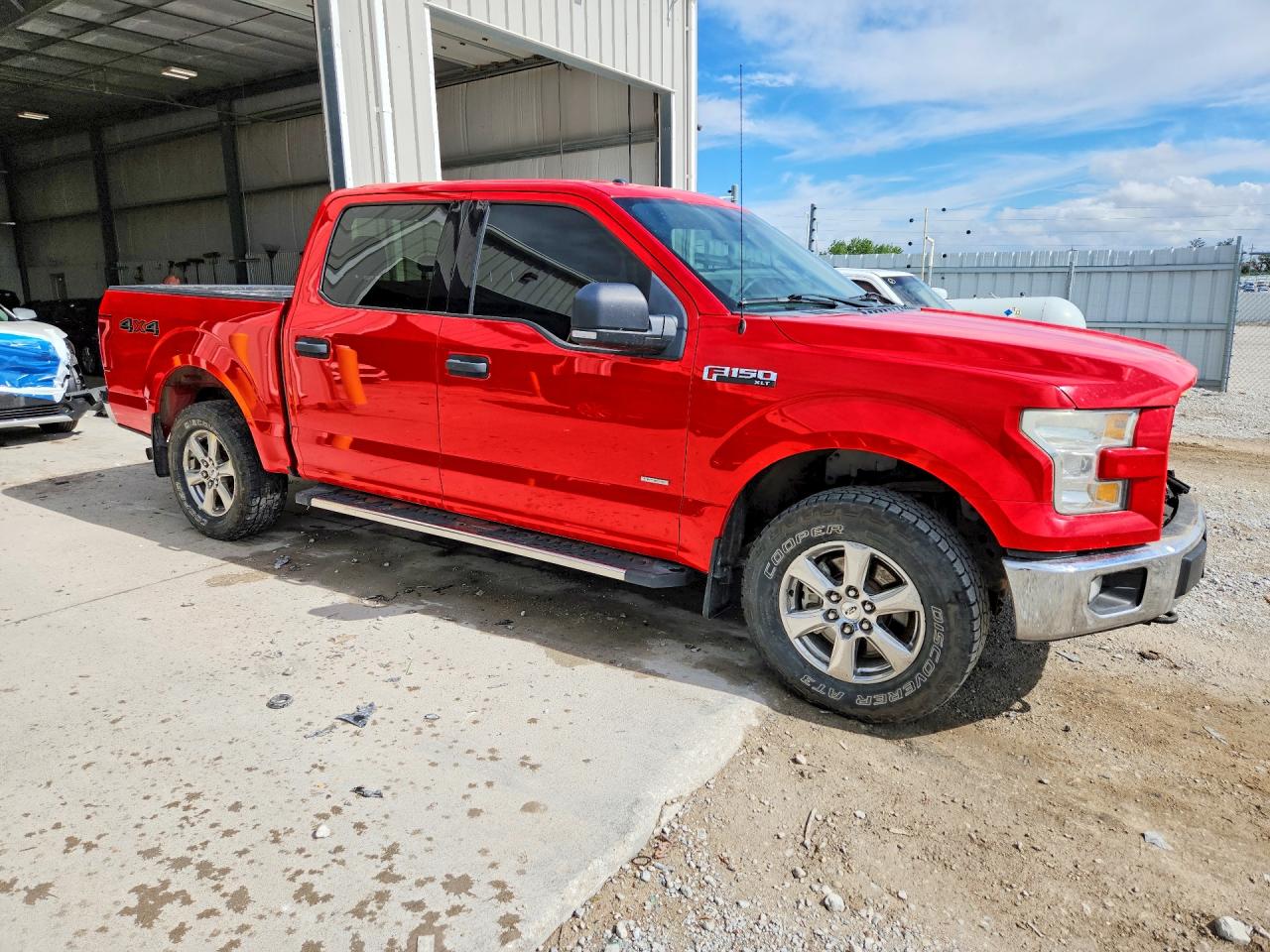 2015 Ford F150 Supercrew Red vin: 1FTEW1EPXFKD84947