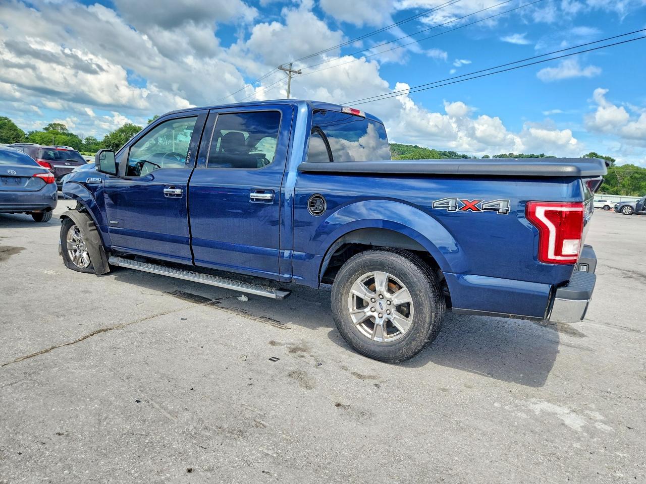 2015 Ford F150 Supercrew Синий vin: 1FTEW1EPXFKE27036
