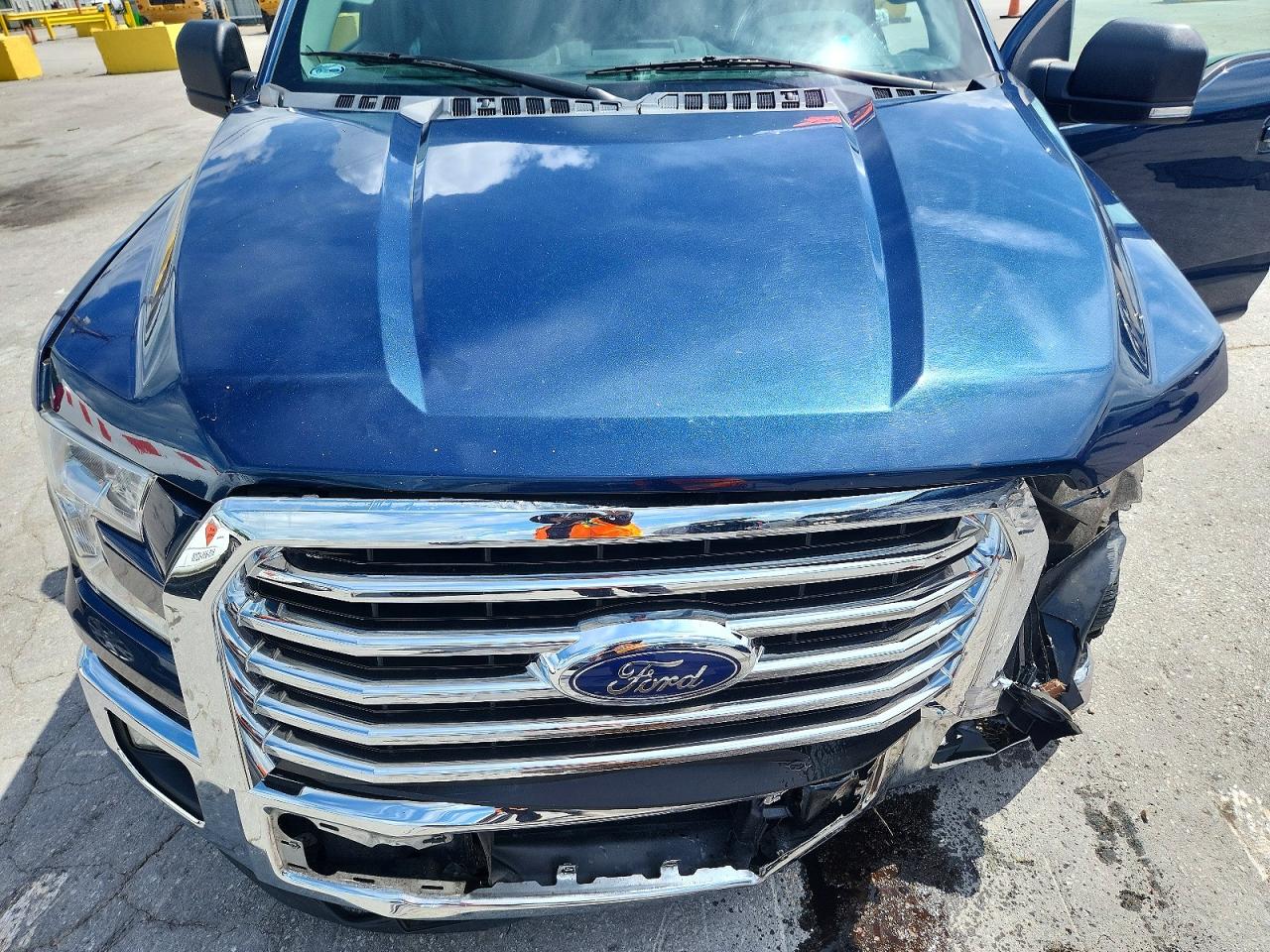 2015 Ford F150 Supercrew Синий vin: 1FTEW1EPXFKE27036
