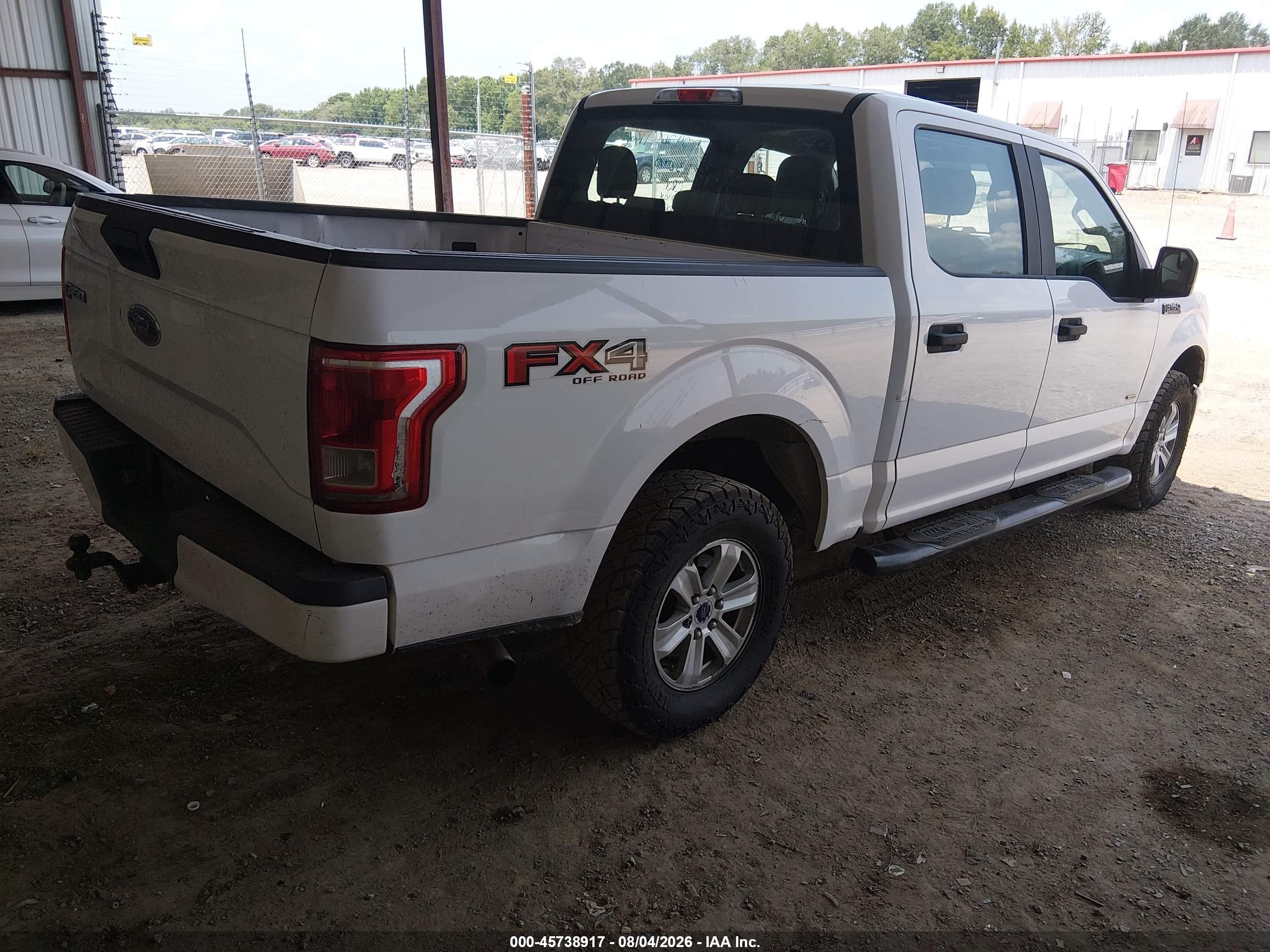2015 Ford F-150 Xl White vin: 1FTEW1EPXFKE38070