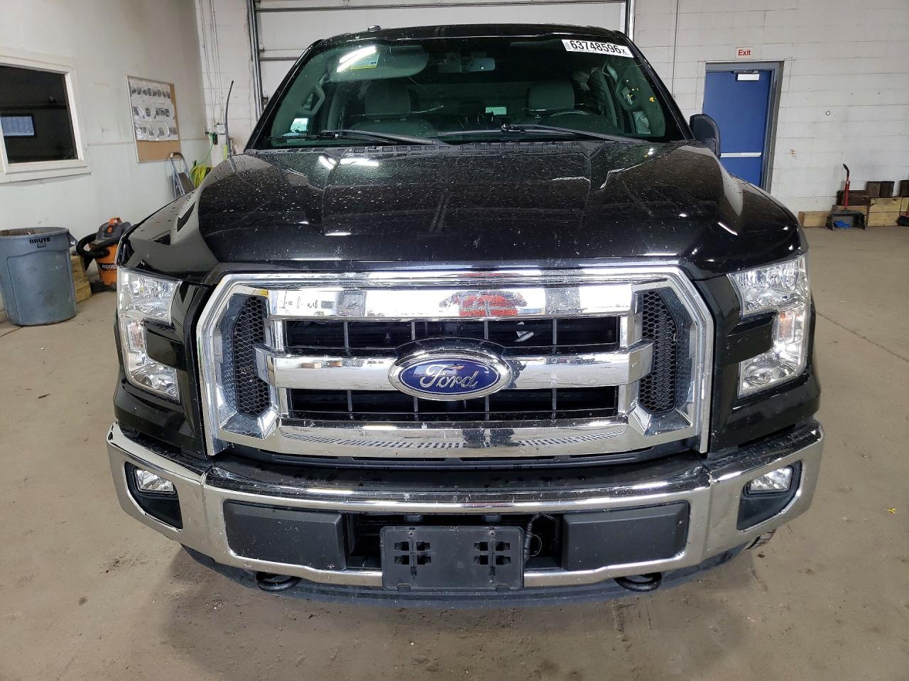 2015 Ford F150 Supercrew Black vin: 1FTEW1EPXFKF17965