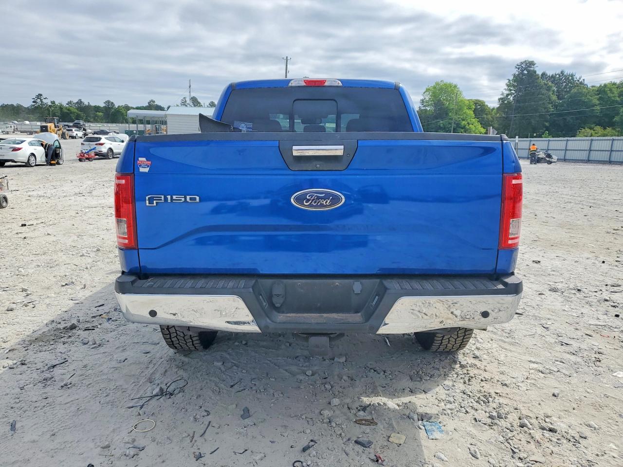 2017 Ford F150 Supercrew Blue vin: 1FTEW1EPXHFA21205