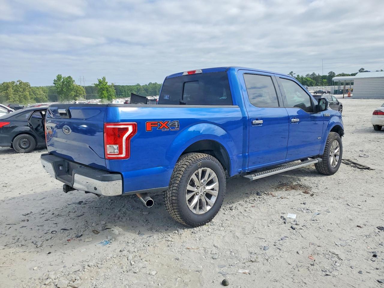 2017 Ford F150 Supercrew Blue vin: 1FTEW1EPXHFA21205