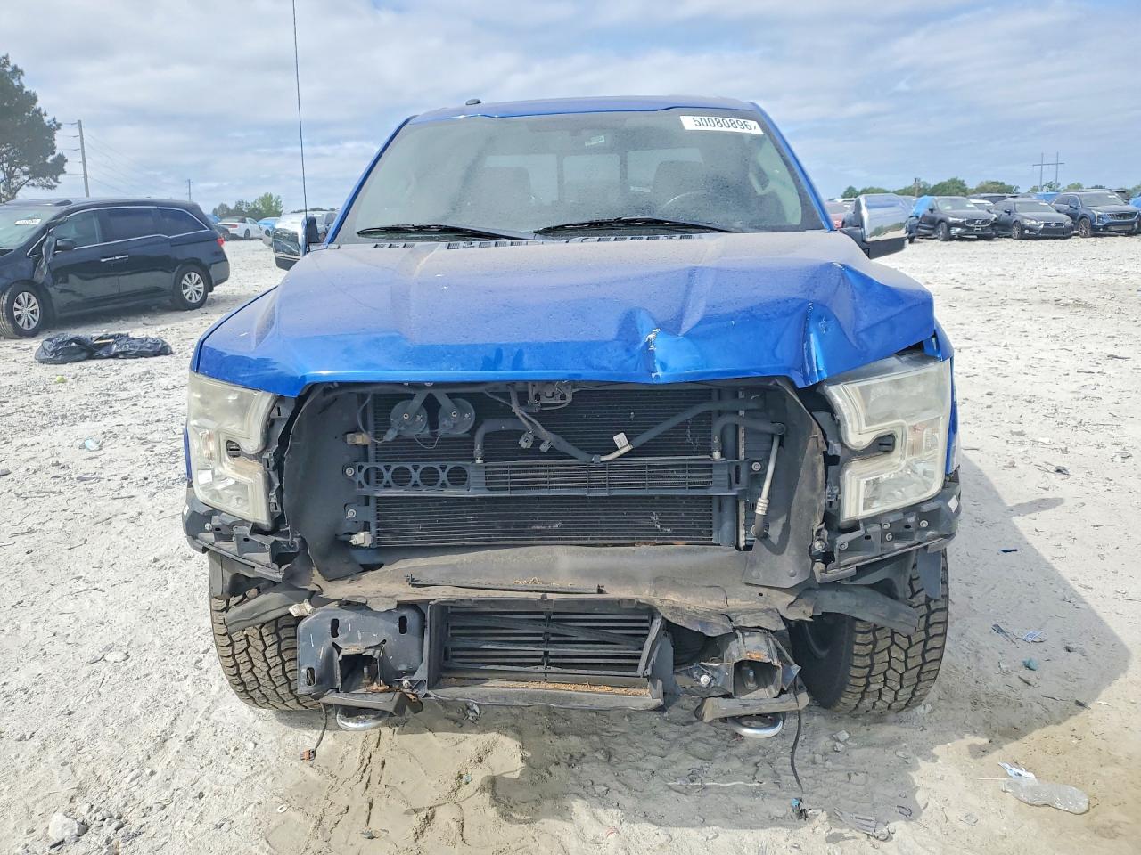2017 Ford F150 Supercrew Blue vin: 1FTEW1EPXHFA21205