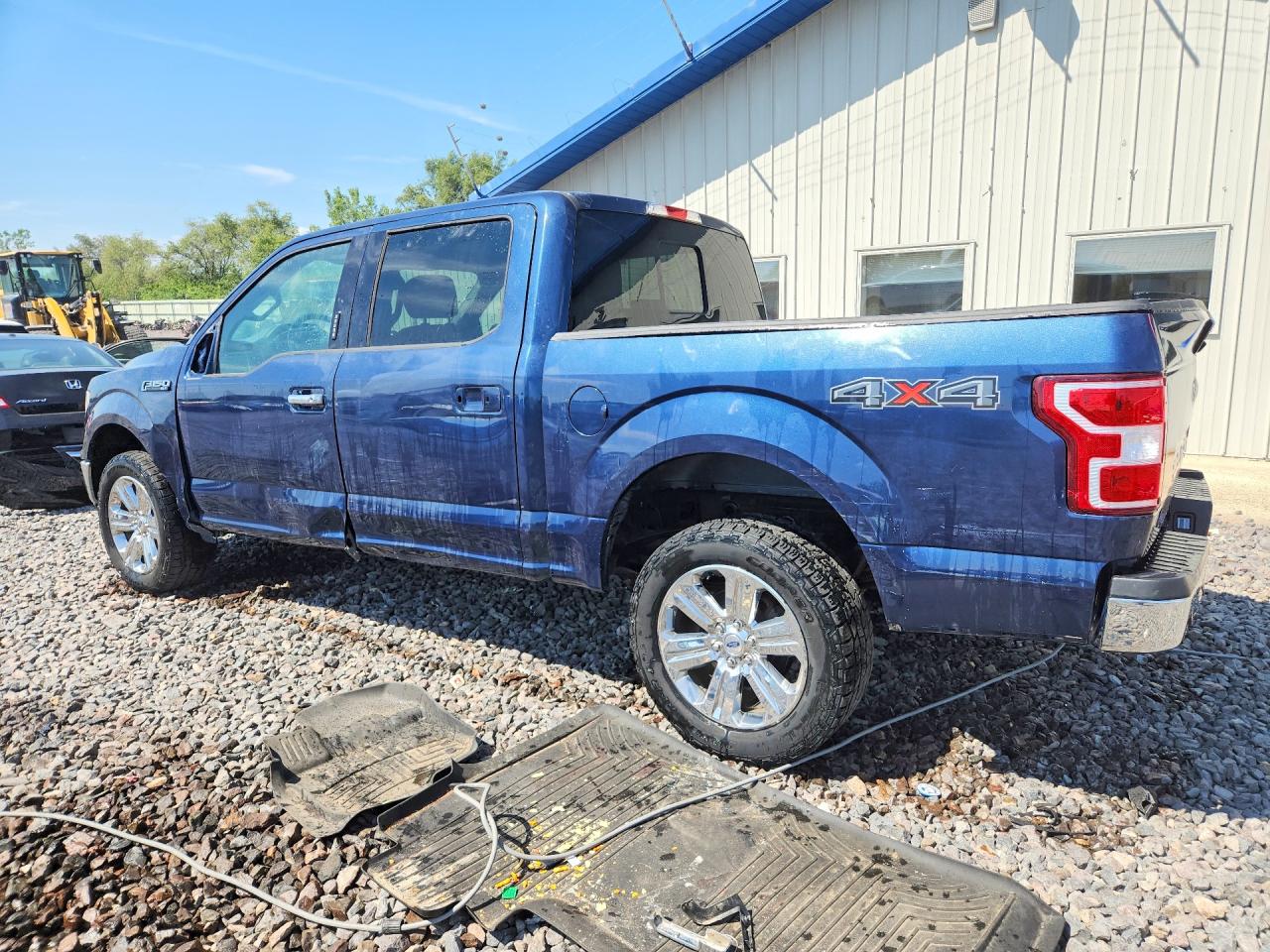 2018 Ford F150 Supercrew Blue vin: 1FTEW1EPXJFB68565