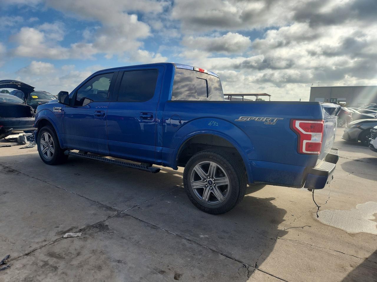 2018 Ford F150 Supercrew Blue vin: 1FTEW1EPXJKD56039