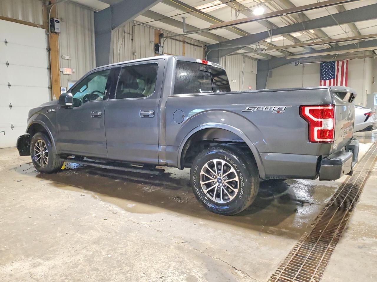 2019 Ford F150 Supercrew Gray vin: 1FTEW1EPXKKF24988