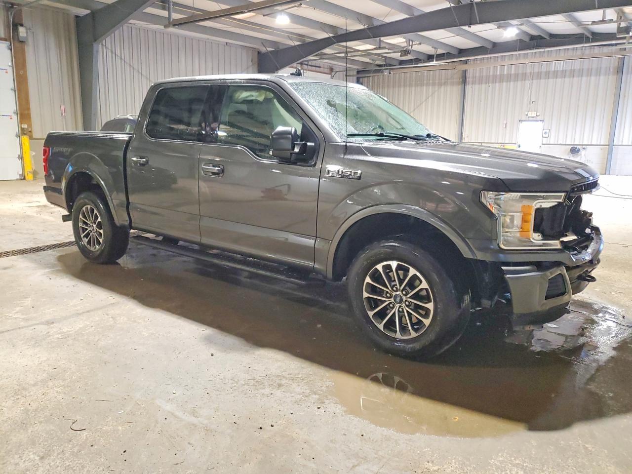 2019 Ford F150 Supercrew Gray vin: 1FTEW1EPXKKF24988