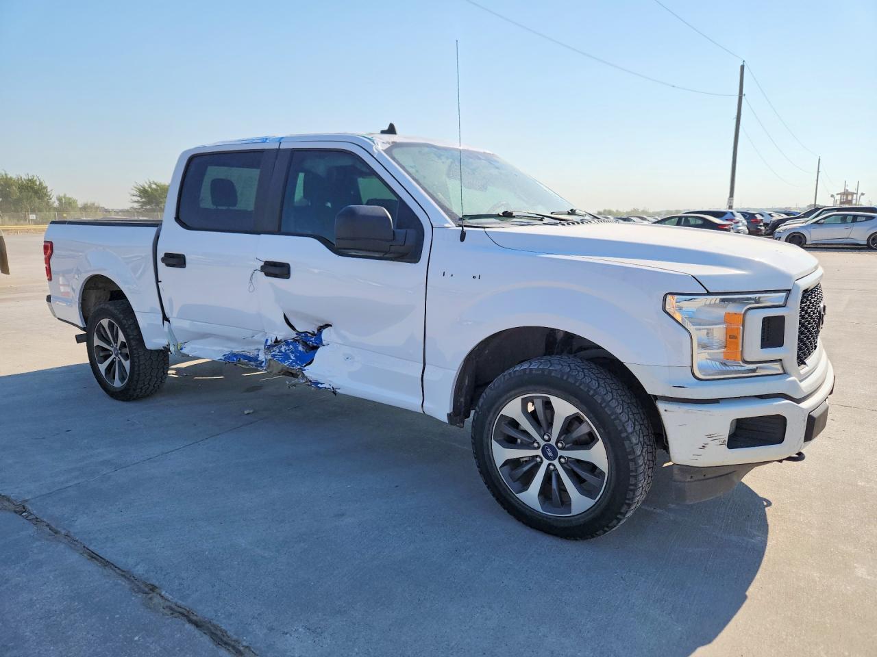 2020 Ford F150 Supercrew White vin: 1FTEW1EPXLKE04545