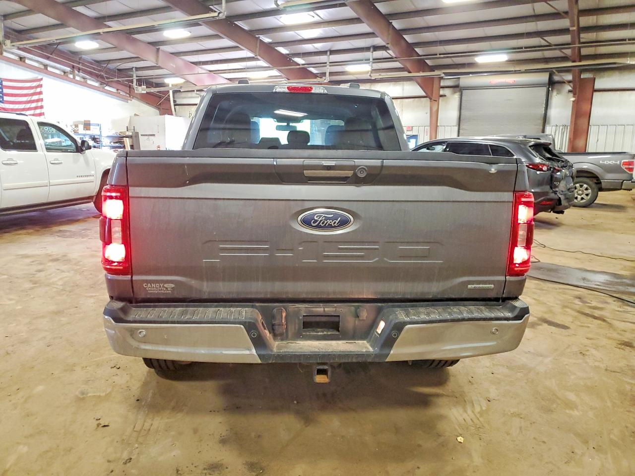 2022 Ford F150 Supercrew Gray vin: 1FTEW1EPXNFC01649