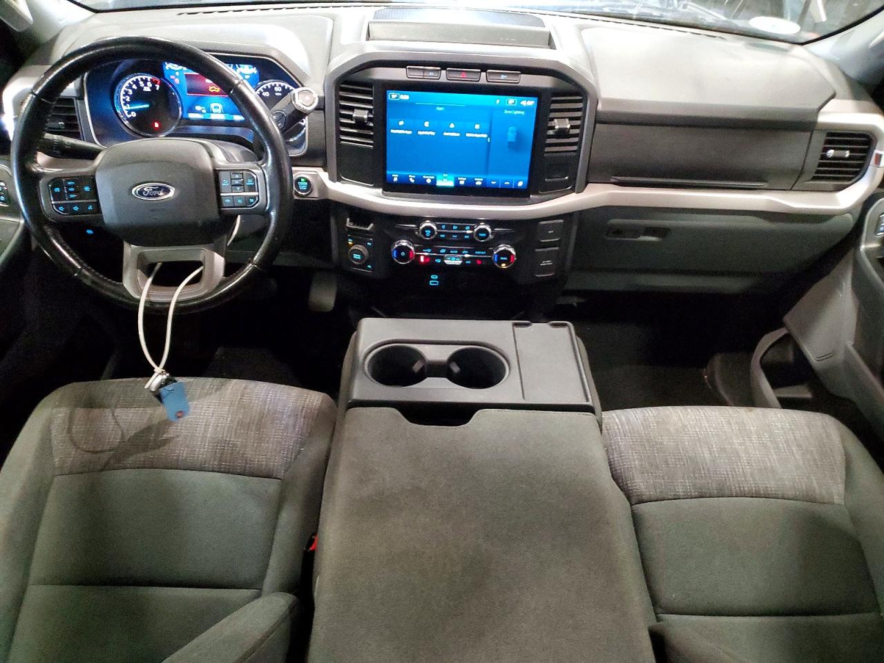 2022 Ford F150 Supercrew Gray vin: 1FTEW1EPXNFC01649