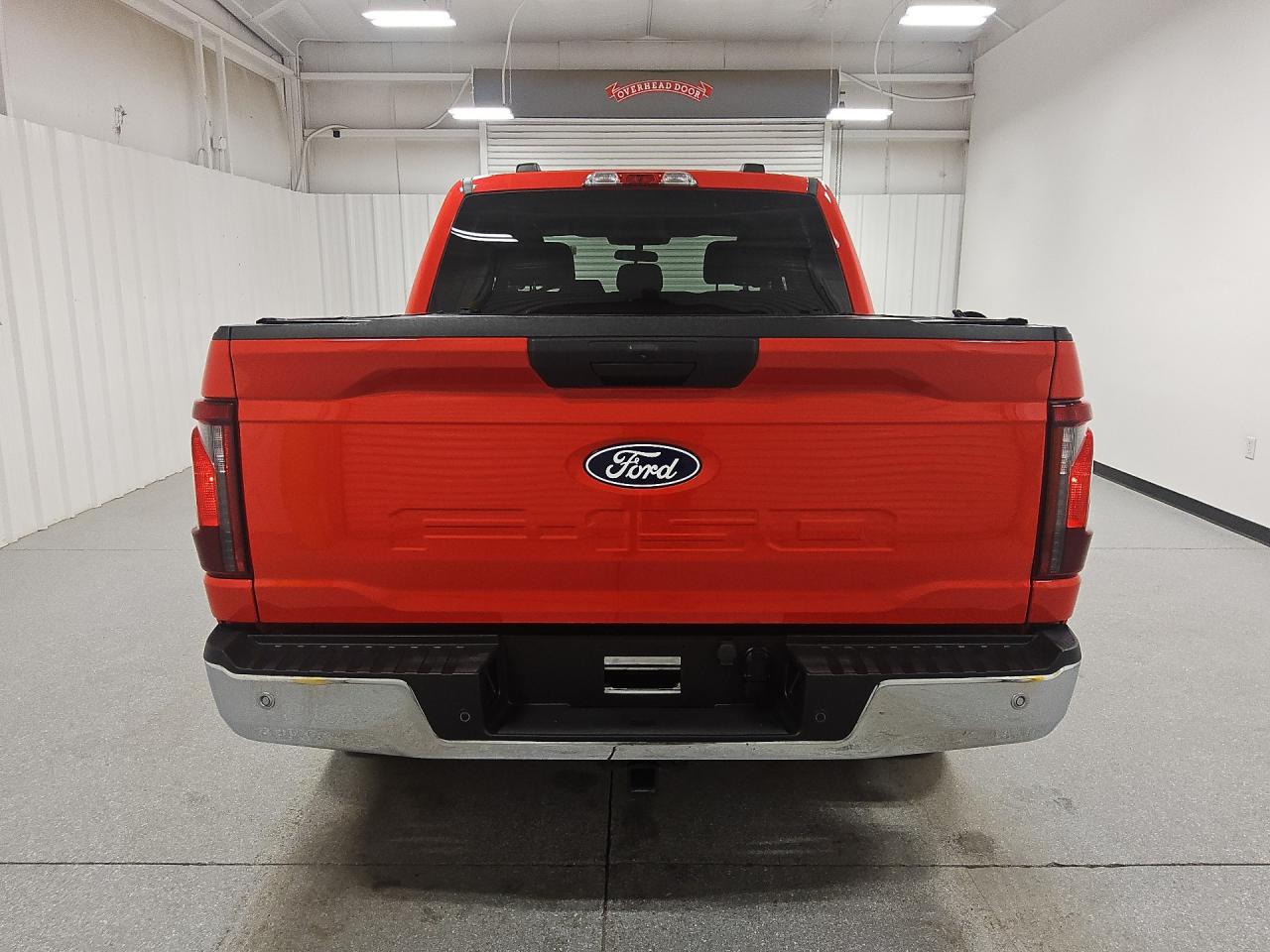 2024 Ford F150 Xl Red vin: 1FTEW1LP4RKD37971 Damage: Rear Metal Bumper Chrome, Dent(S) W/No Paint Dmg, 1 To 2 Inches