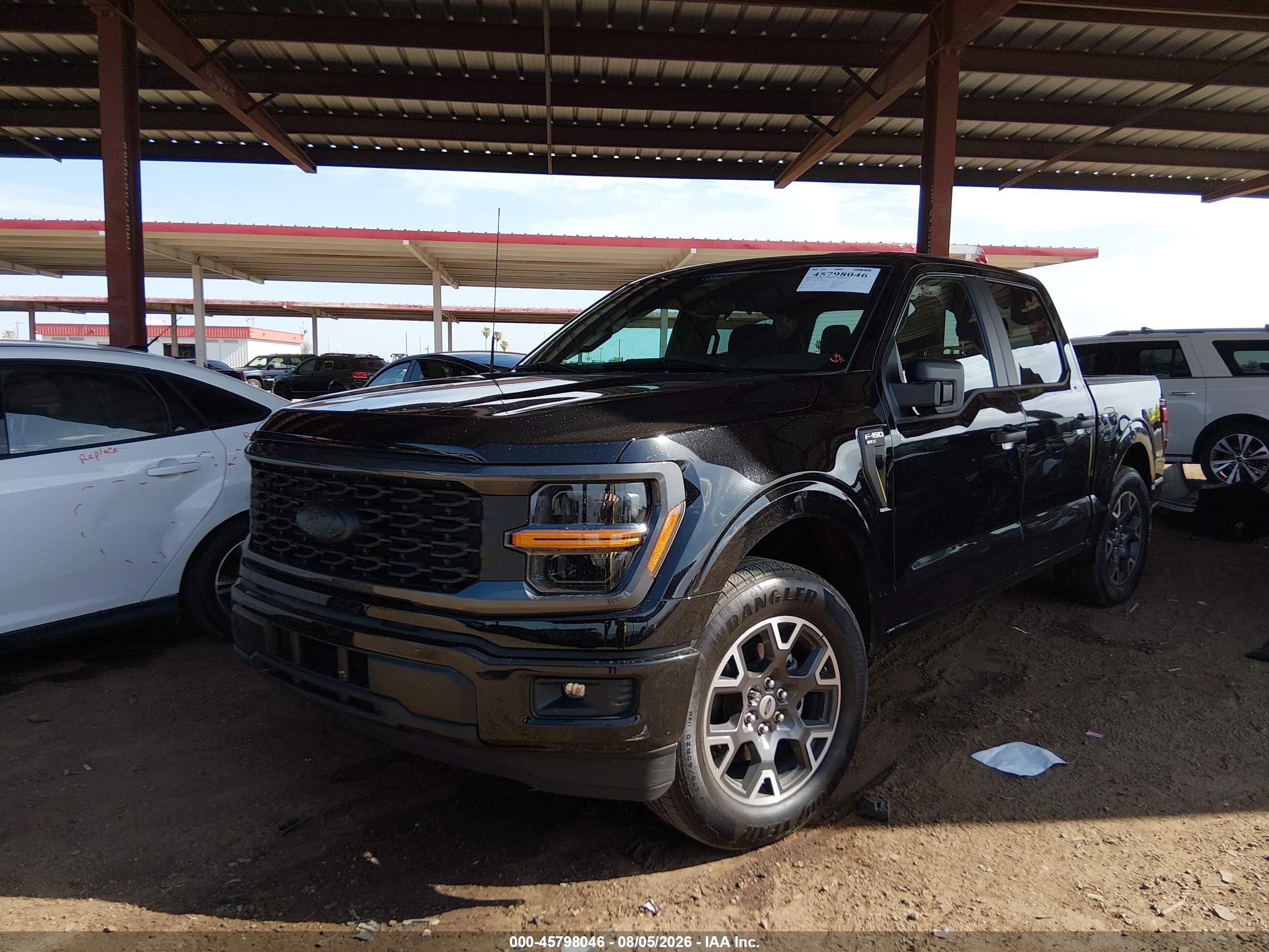 2025 Ford F-150 Stx Black vin: 1FTEW2KP4SKD02831