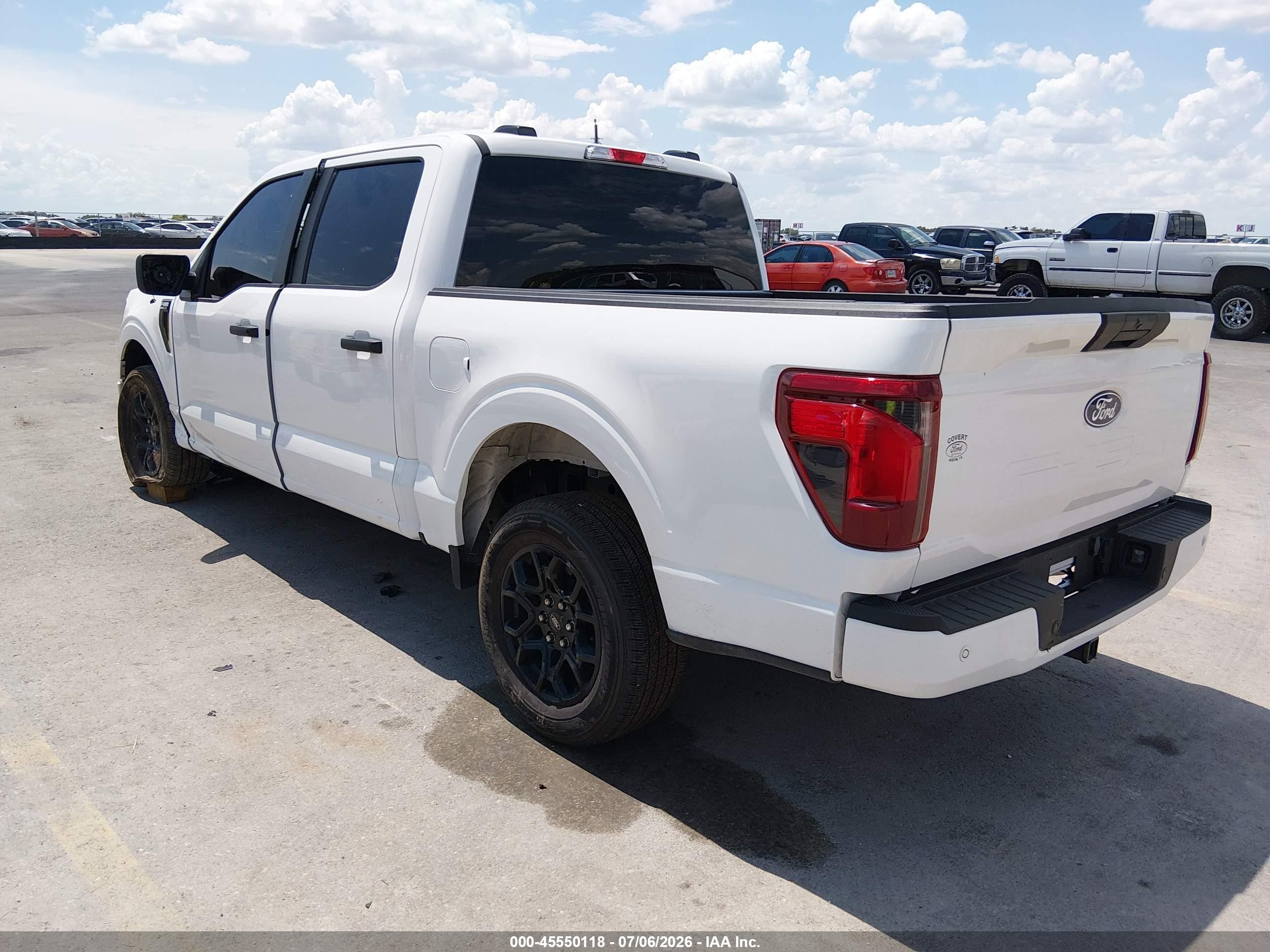 2025 Ford F-150 Stx White vin: 1FTEW2KP4SKF20848