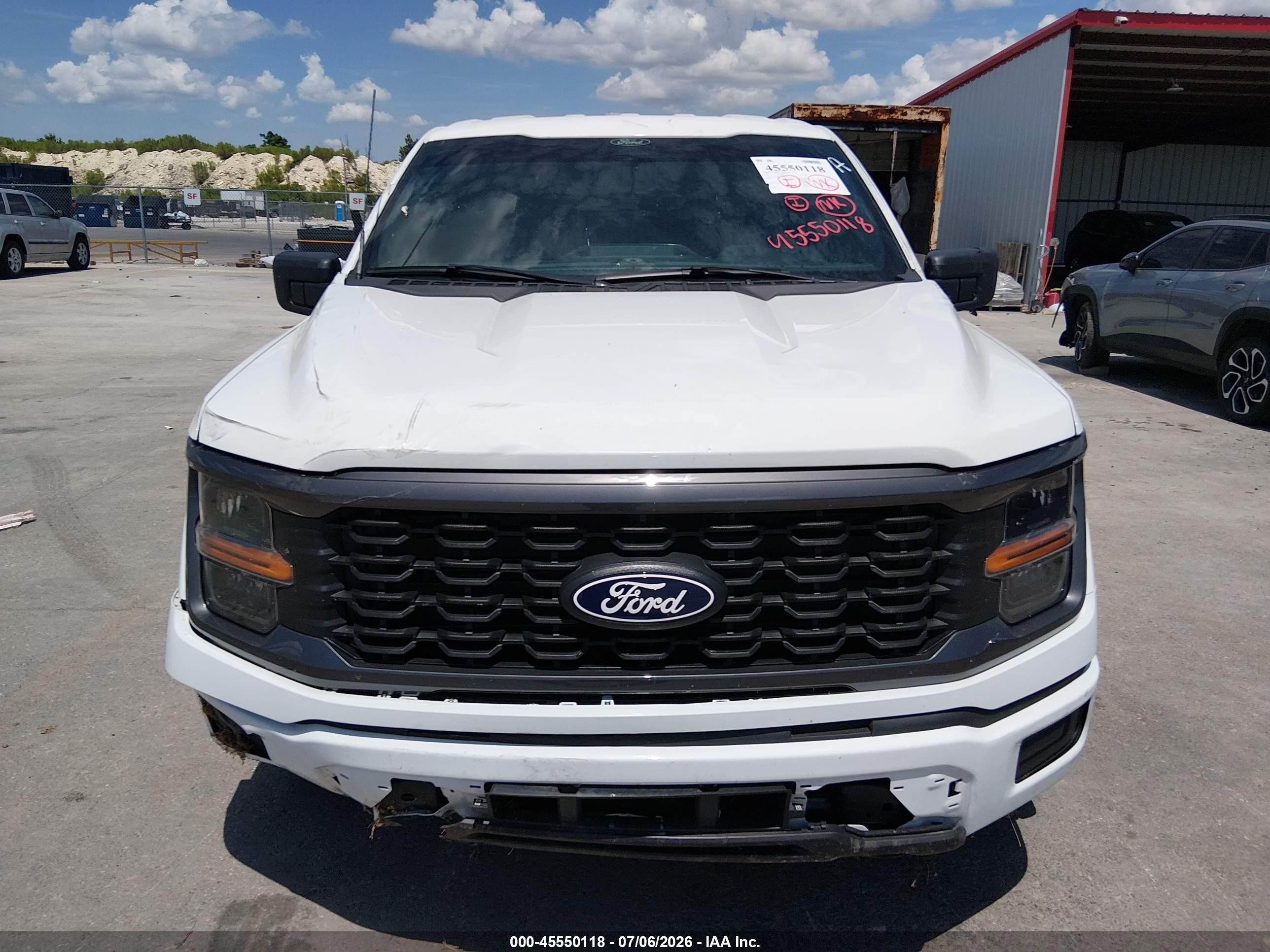2025 Ford F-150 Stx White vin: 1FTEW2KP4SKF20848