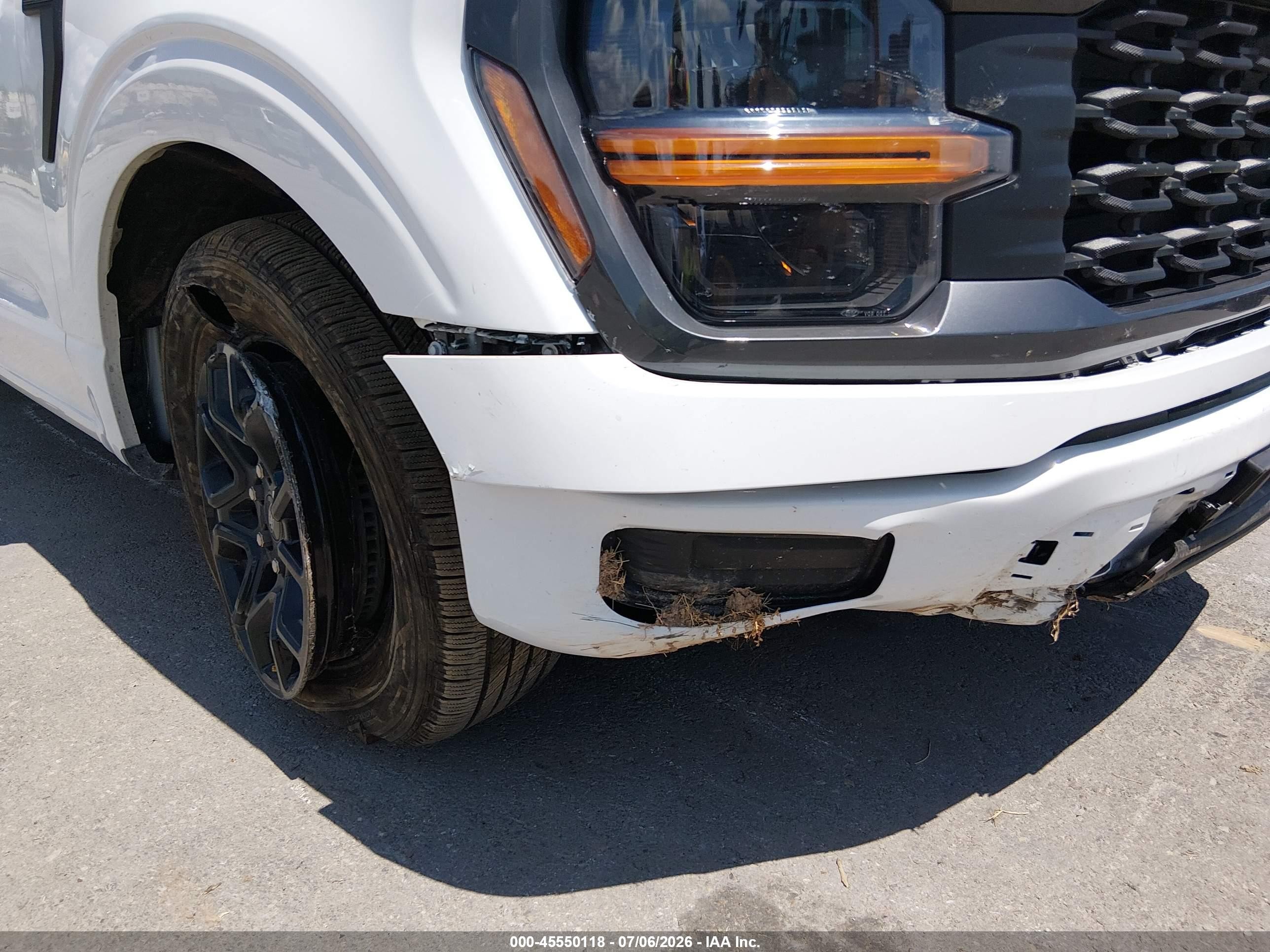 2025 Ford F-150 Stx White vin: 1FTEW2KP4SKF20848