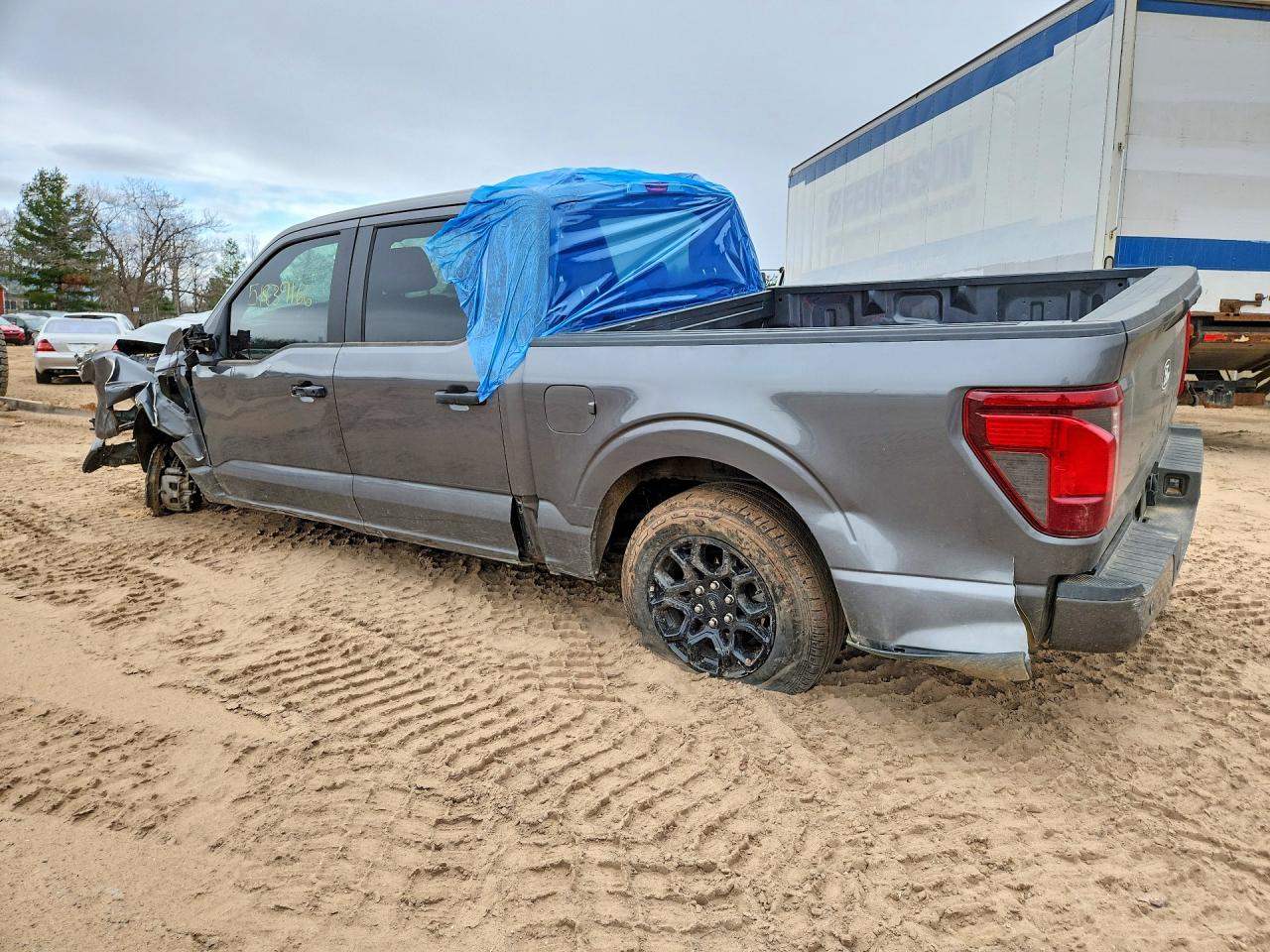 2025 Ford F150 Stx Gray vin: 1FTEW2KP7SKD63784