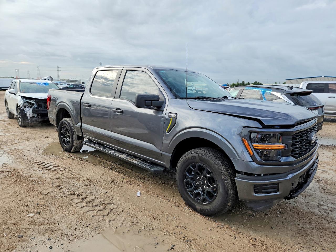 2025 Ford F150 Stx Серый vin: 1FTEW2LP1SKF21888