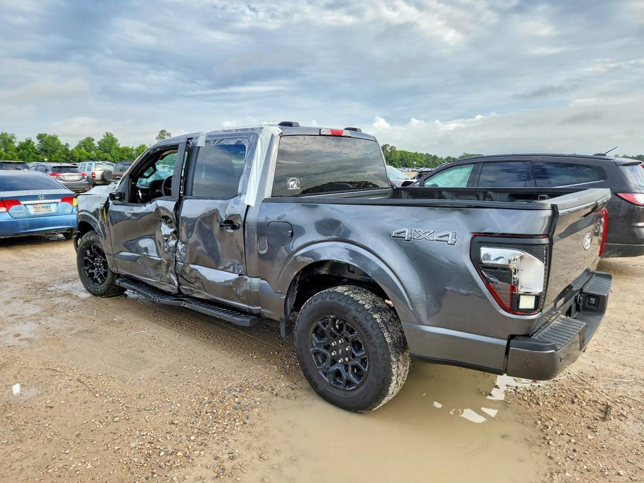 2025 Ford F150 Stx Серый vin: 1FTEW2LP1SKF21888