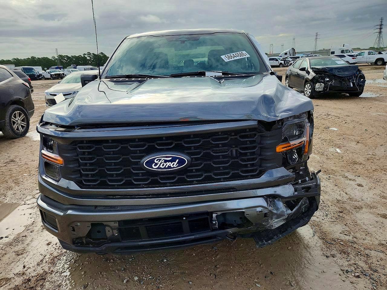 2025 Ford F150 Stx Серый vin: 1FTEW2LP1SKF21888