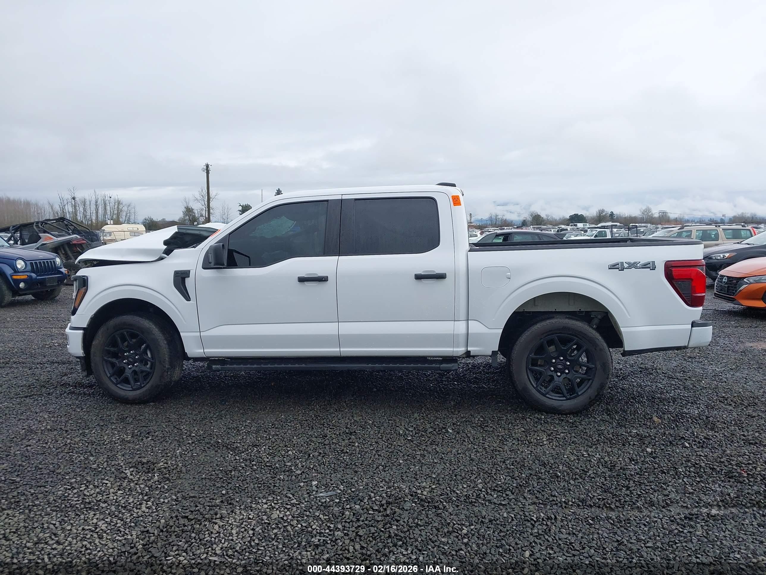 2025 Ford F-150 Stx White vin: 1FTEW2LP6SKE34097