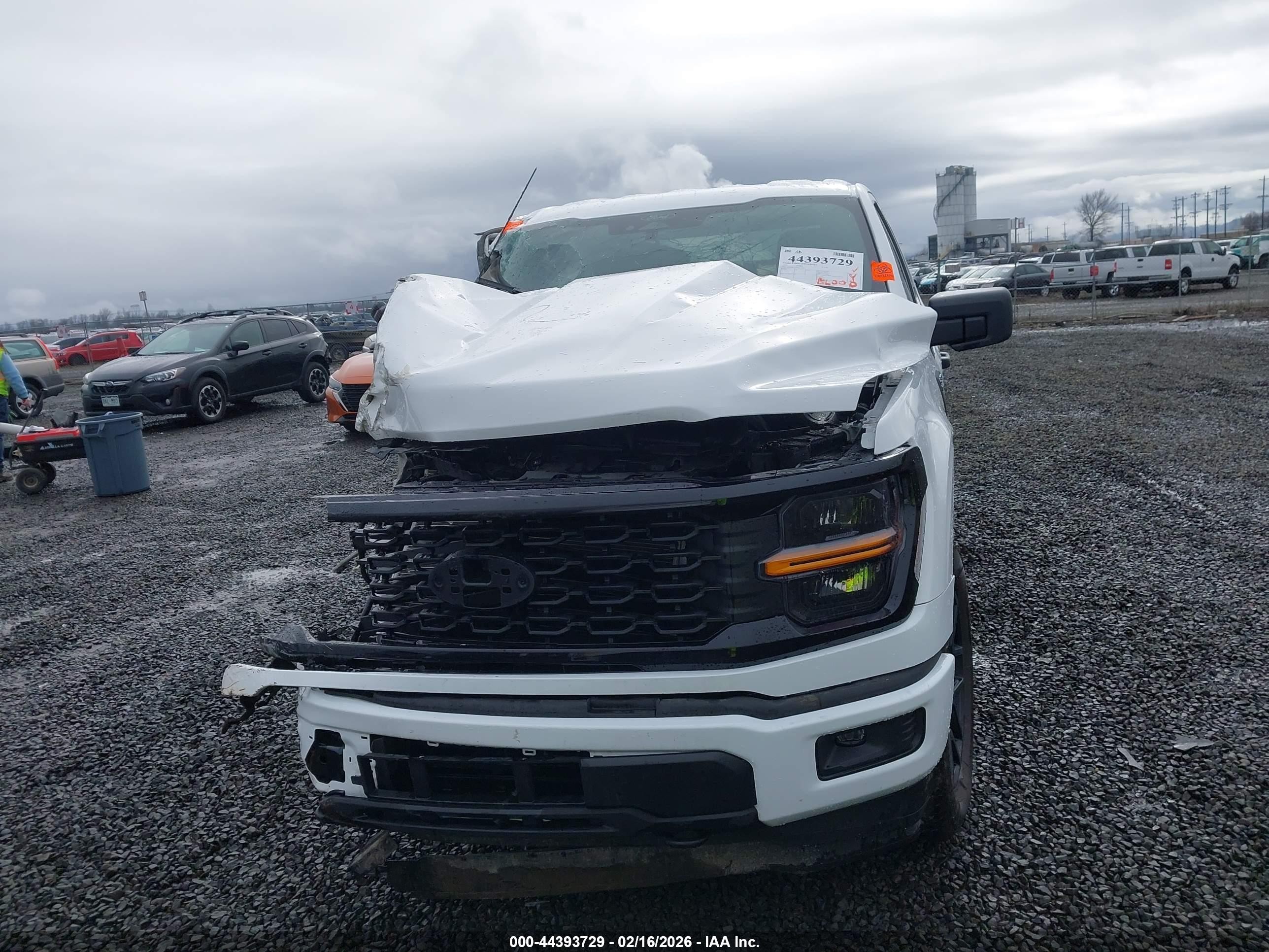 2025 Ford F-150 Stx White vin: 1FTEW2LP6SKE34097