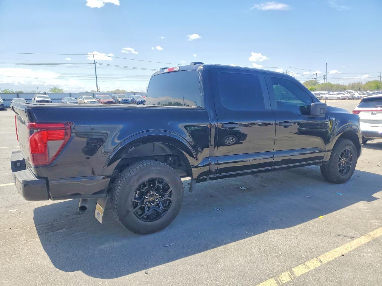 2025 Ford F150 Stx Черный vin: 1FTEW2LP8SKF21497