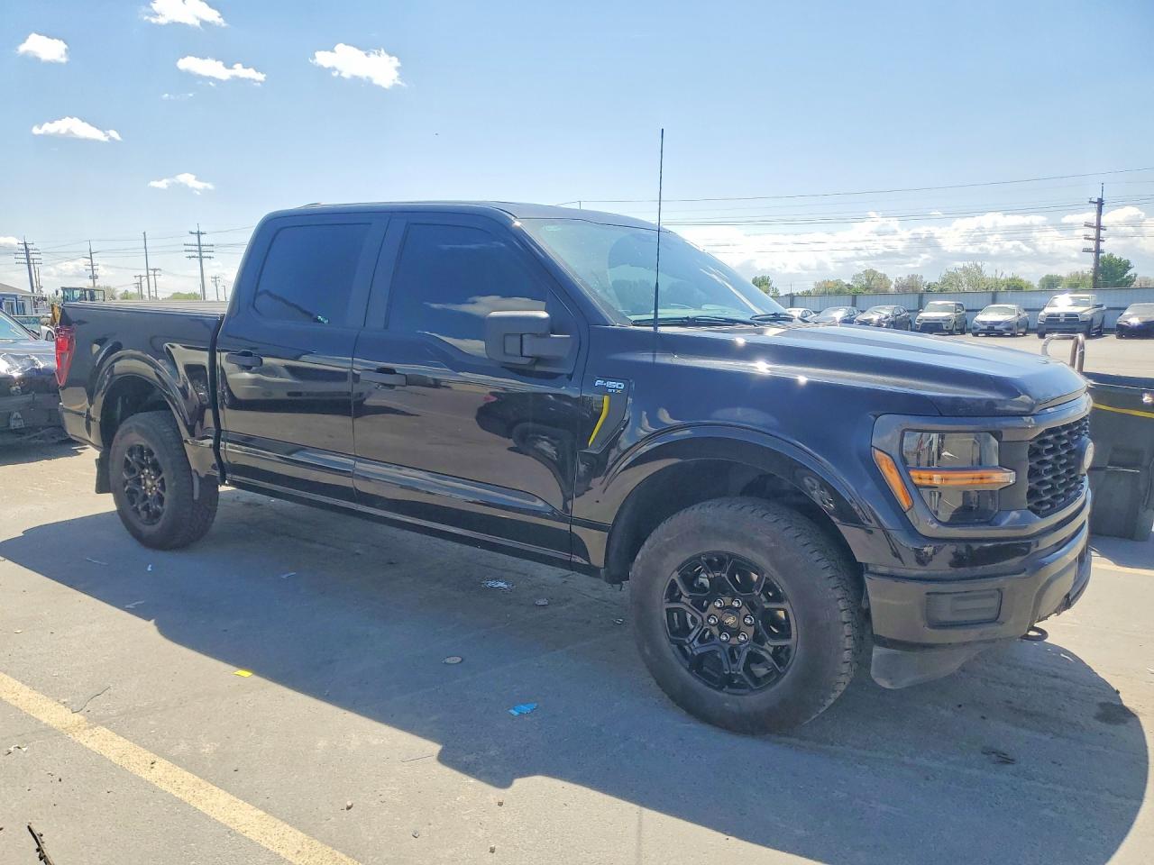 2025 Ford F150 Stx Черный vin: 1FTEW2LP8SKF21497