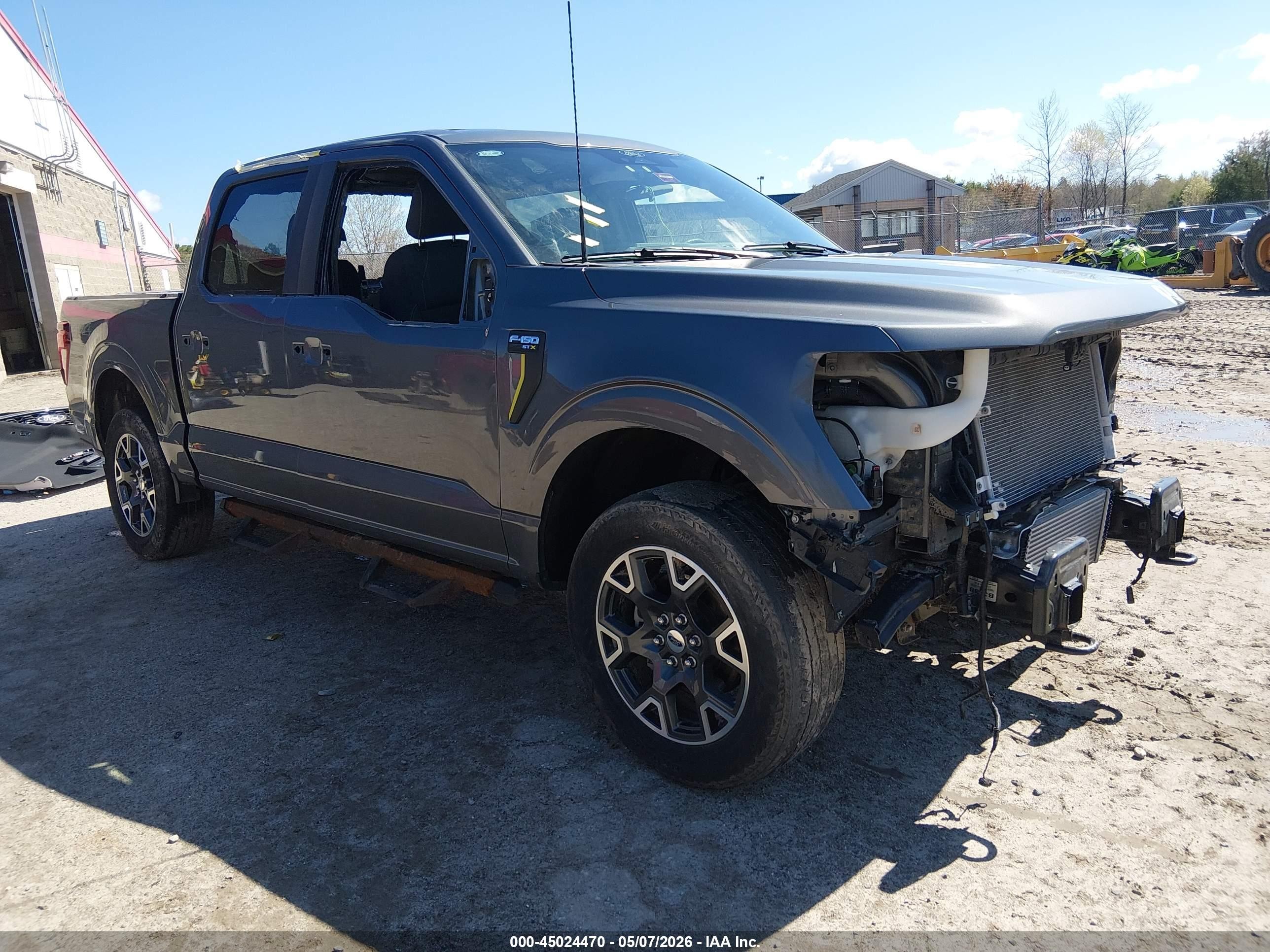 2024 Ford F-150 Stx Gray vin: 1FTEW2LPXRKD03345