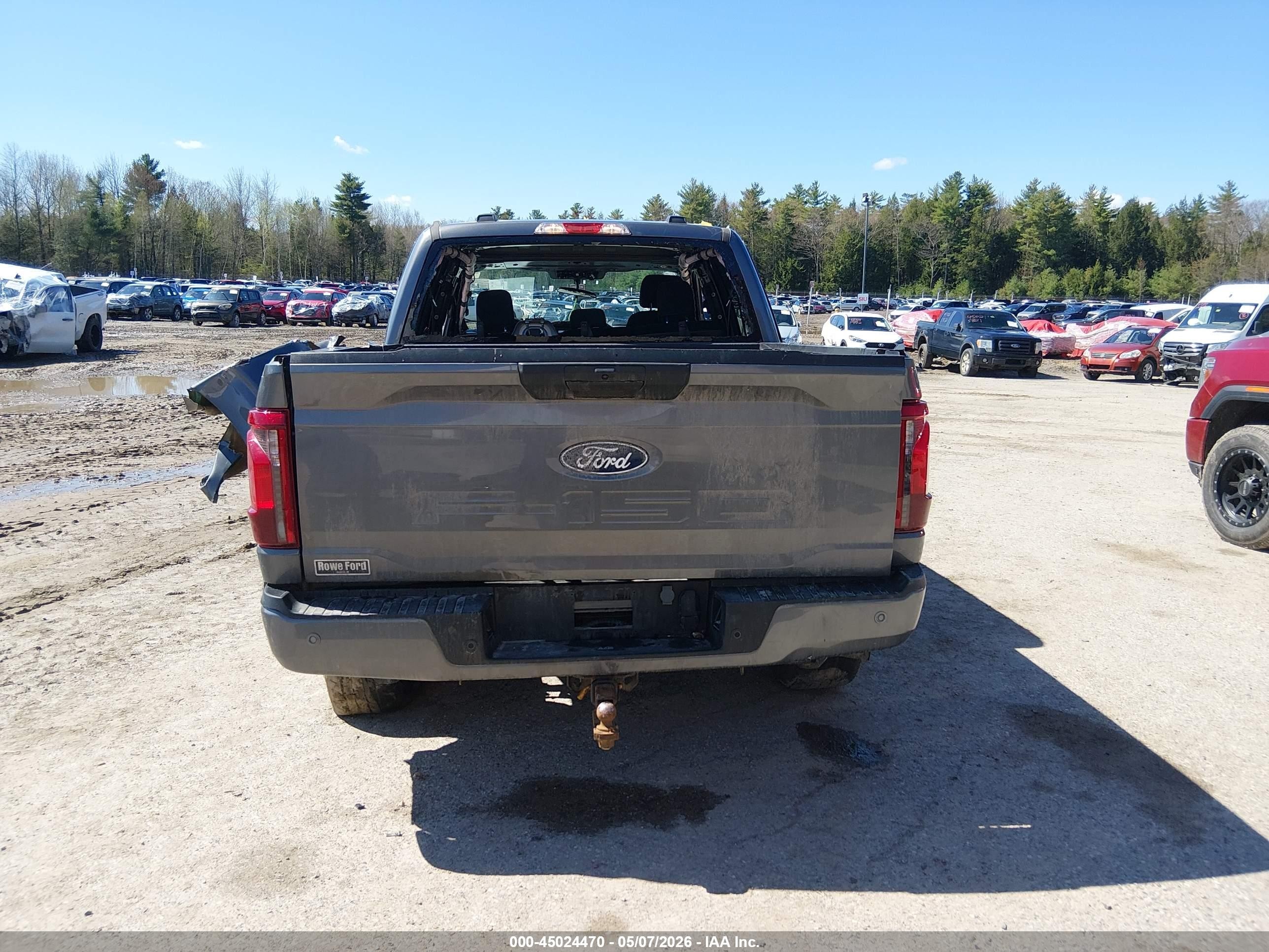 2024 Ford F-150 Stx Серый vin: 1FTEW2LPXRKD03345