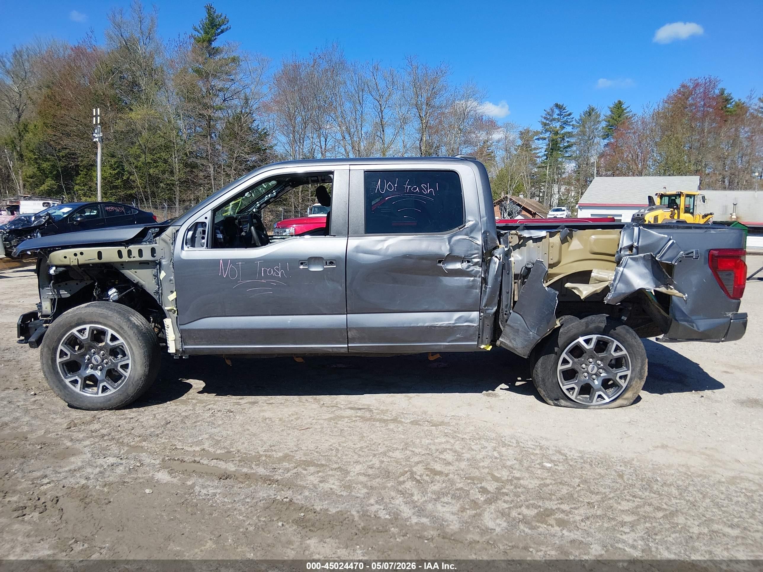 2024 Ford F-150 Stx Серый vin: 1FTEW2LPXRKD03345
