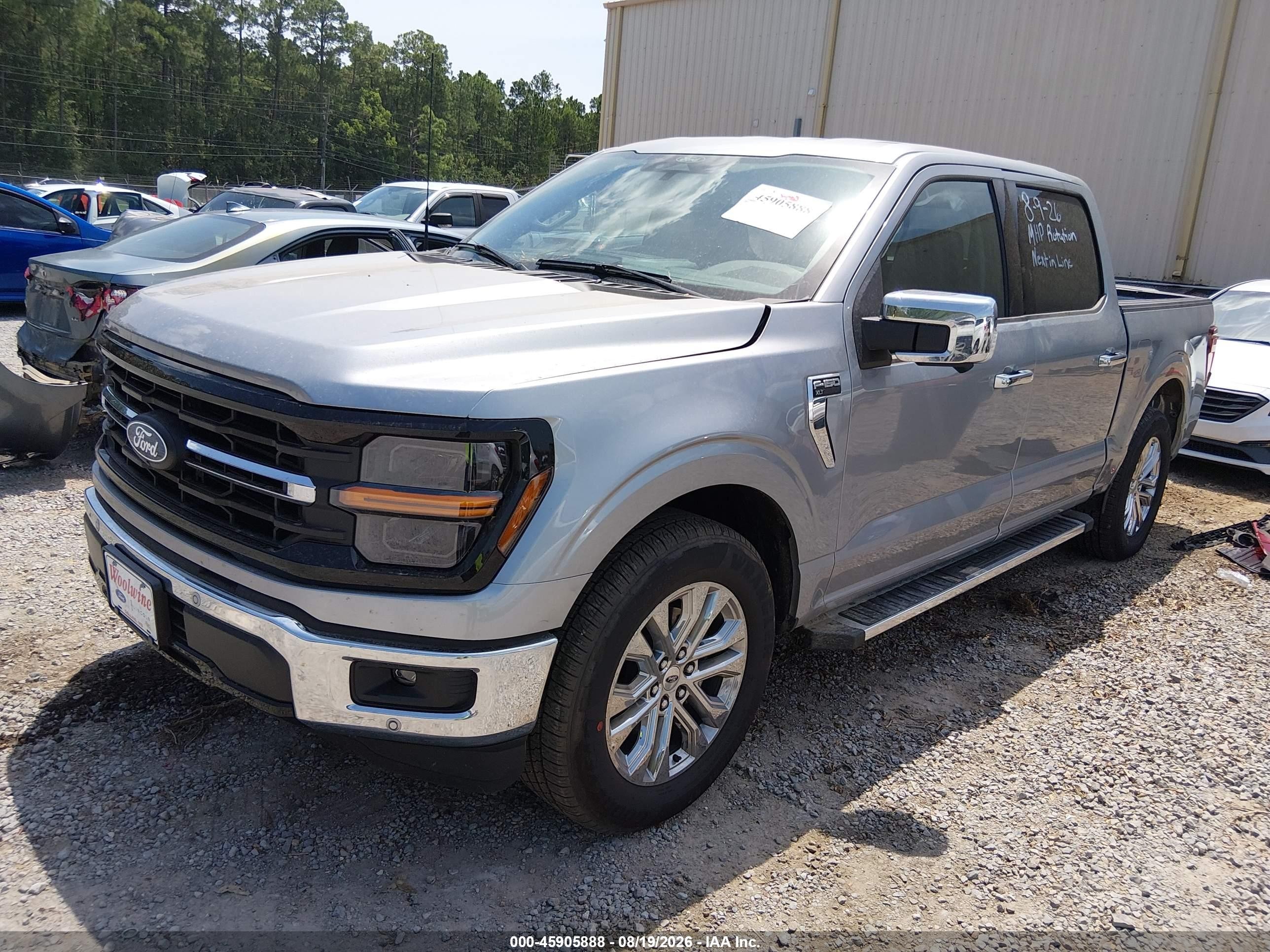 2025 Ford F-150 Xlt Gray vin: 1FTEW3K5XSKE93711