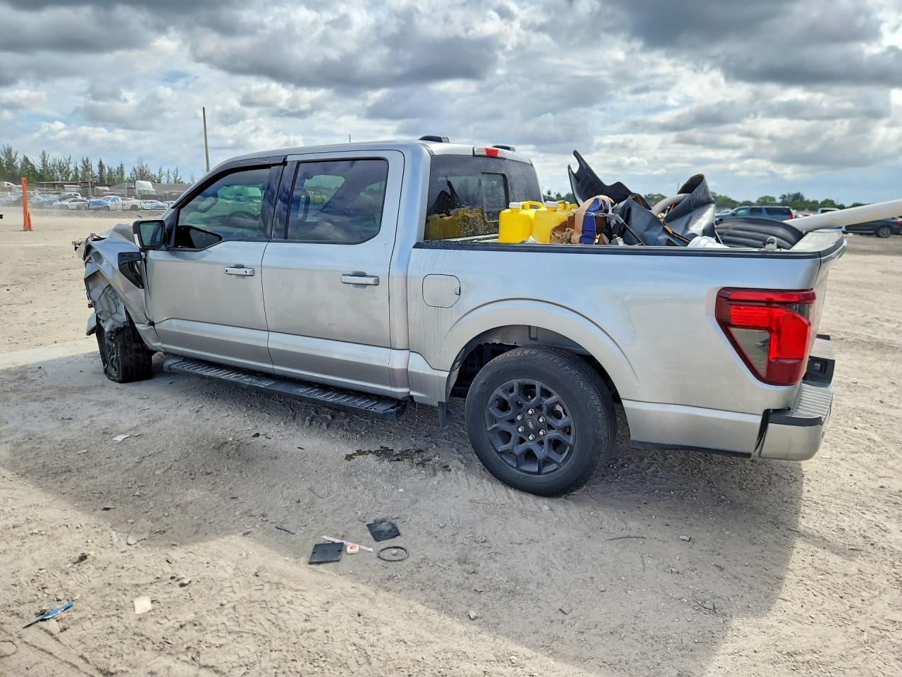 2025 Ford F150 Xlt Gray vin: 1FTEW3KP7SKF69693