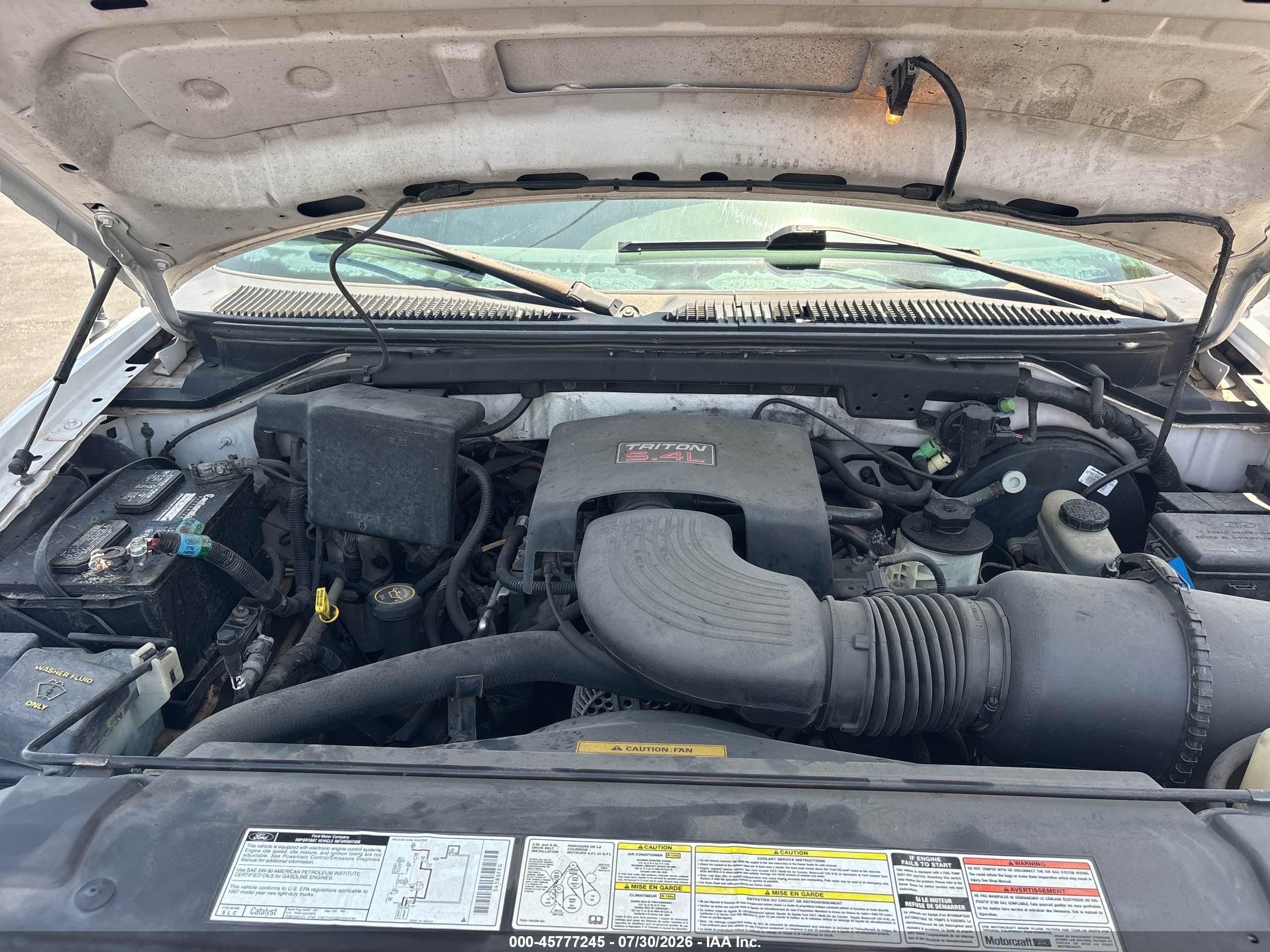 1997 Ford F-150 Lariat/xl/xlt vin: 1FTEX07L0VKC43305